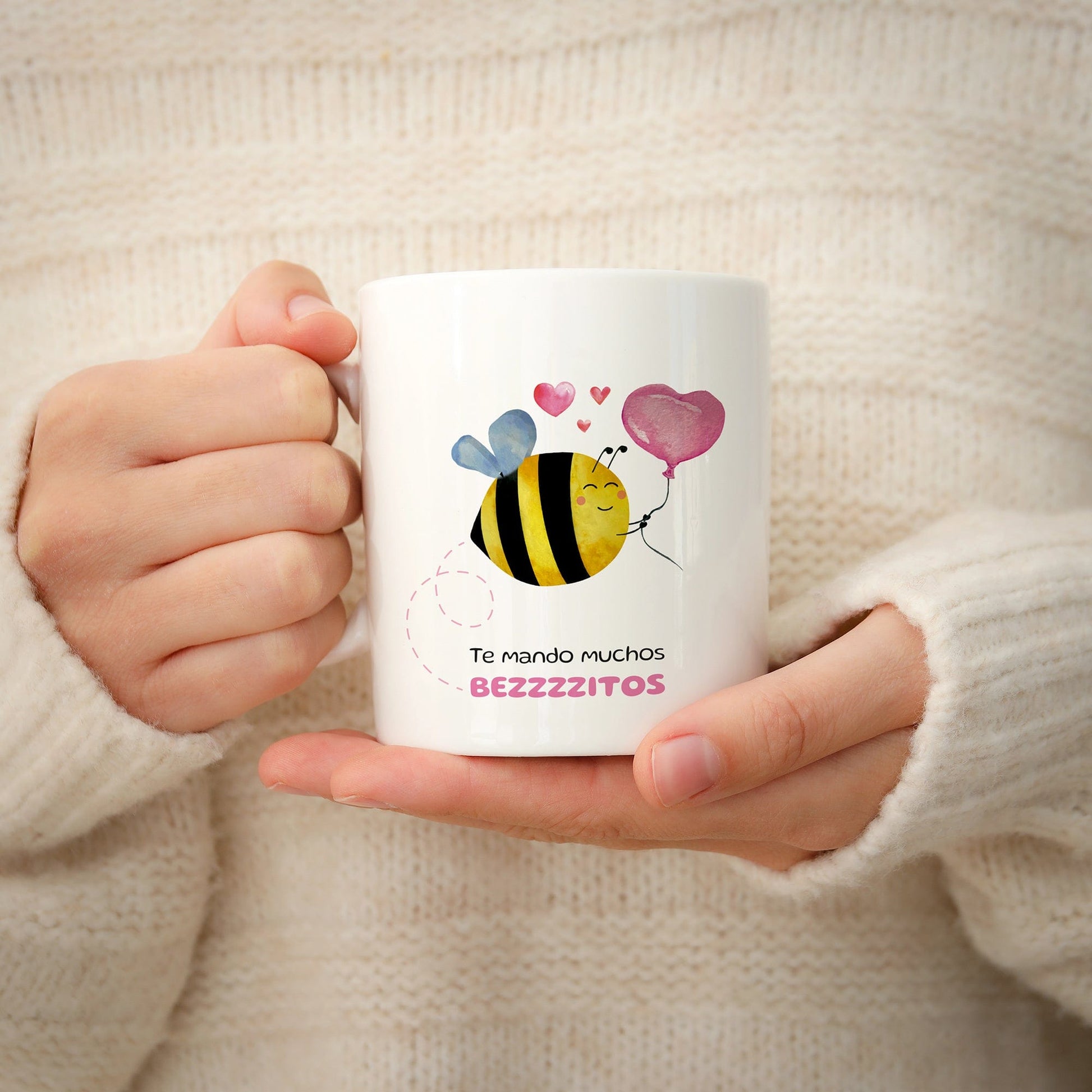 Taza Te mando muchos beezzzitos