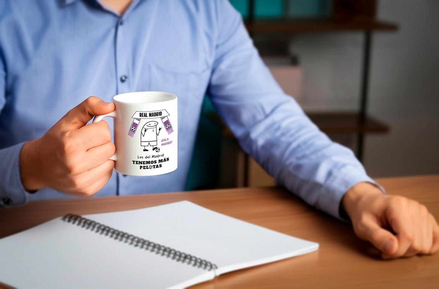 Taza Real Madrid - Los del Madrid tenemos más pelotas