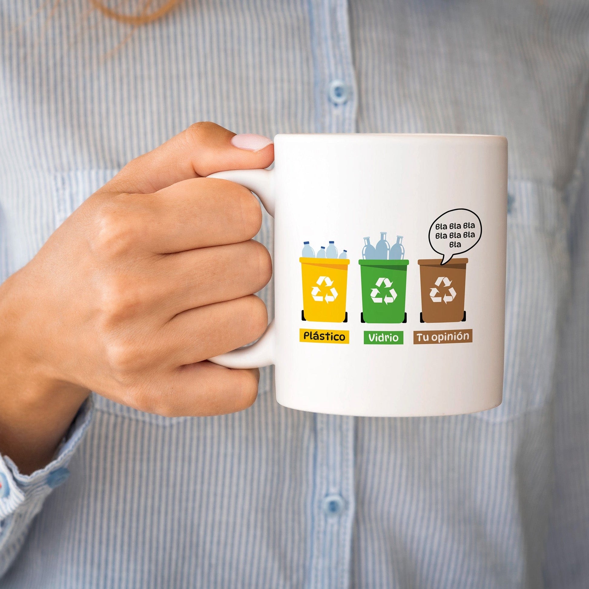 Taza Tu opinión Bla Bla Bla