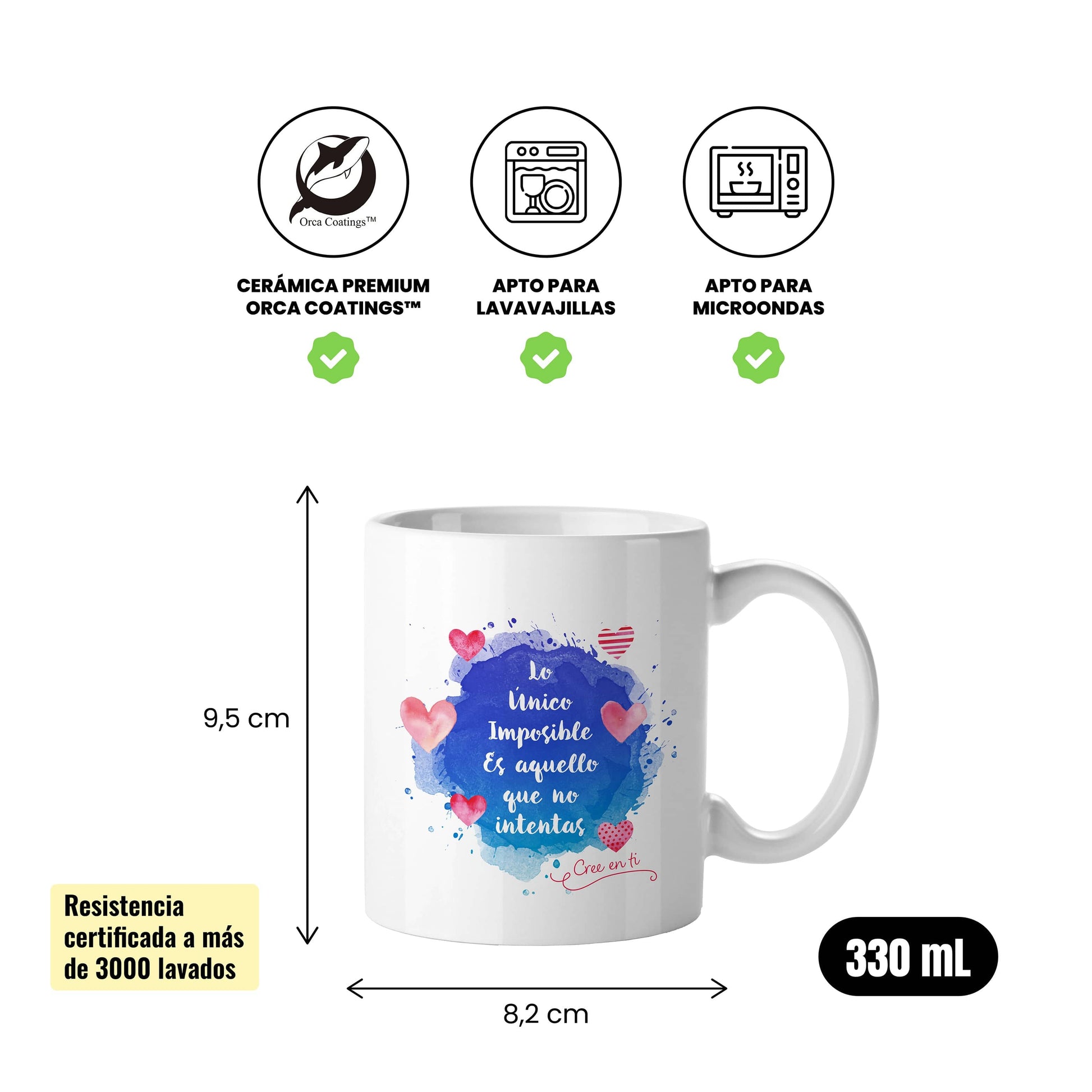 Taza Lo único imposible es aquello que no intentas