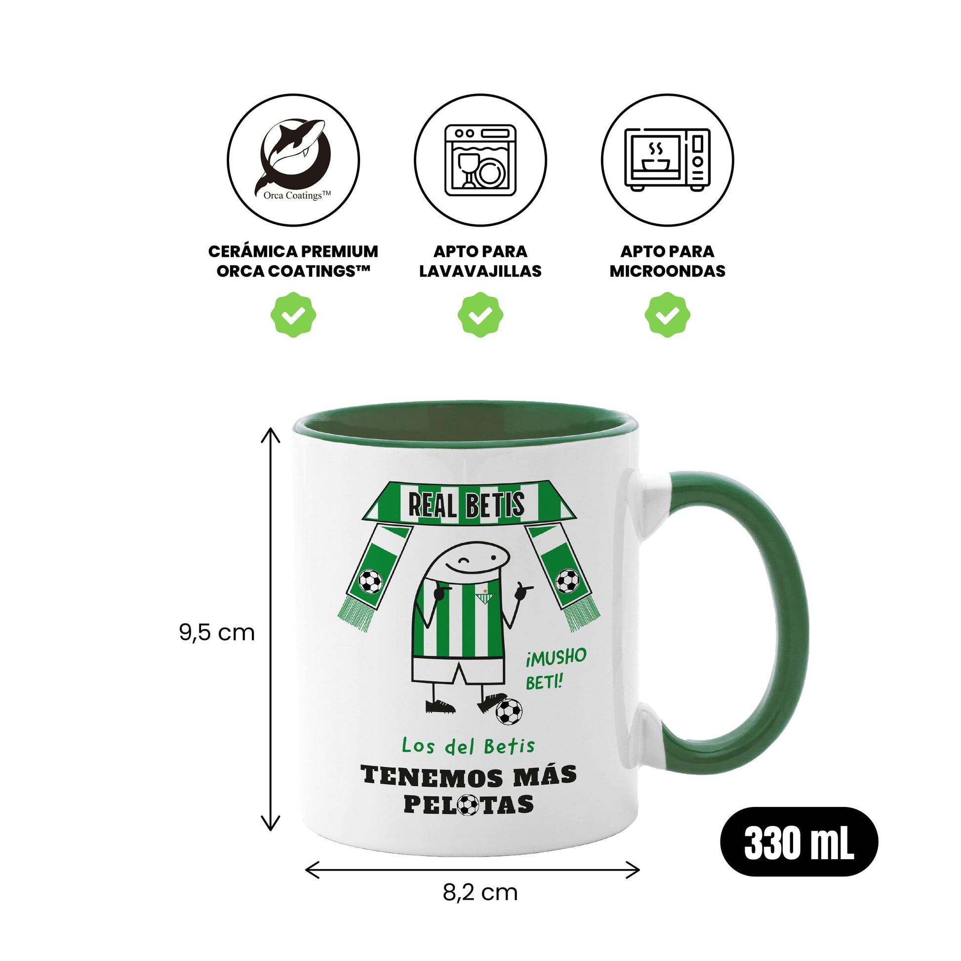 Taza Betis - Los del Betis tenemos más pelotas