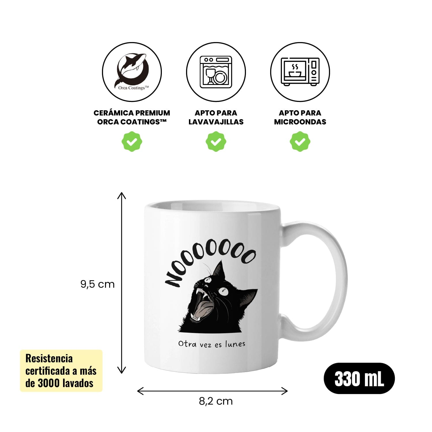 Taza Nooooo otra vez es lunes