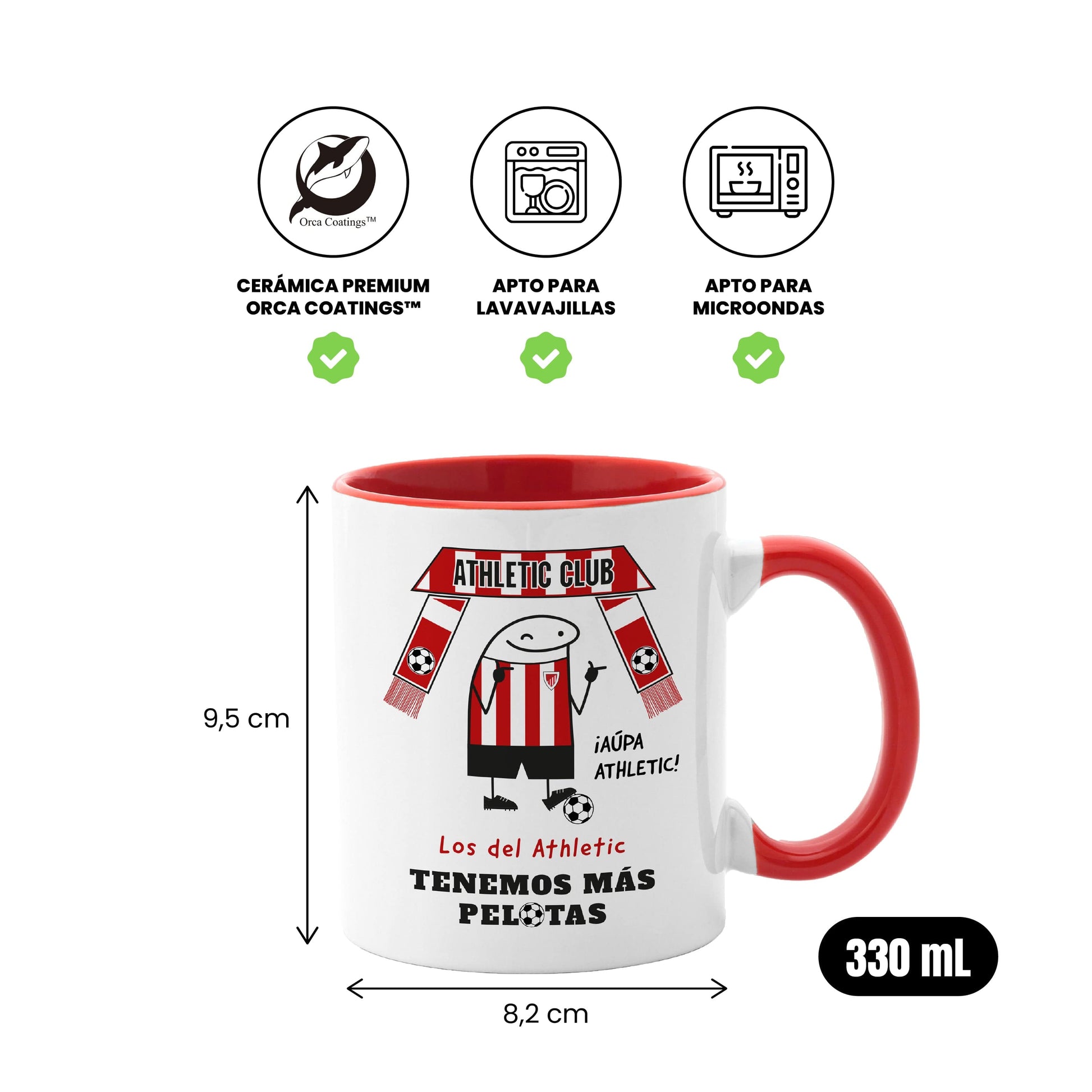 Taza Athletic Club Bilbao - Los del Athletic tenemos más pelotas