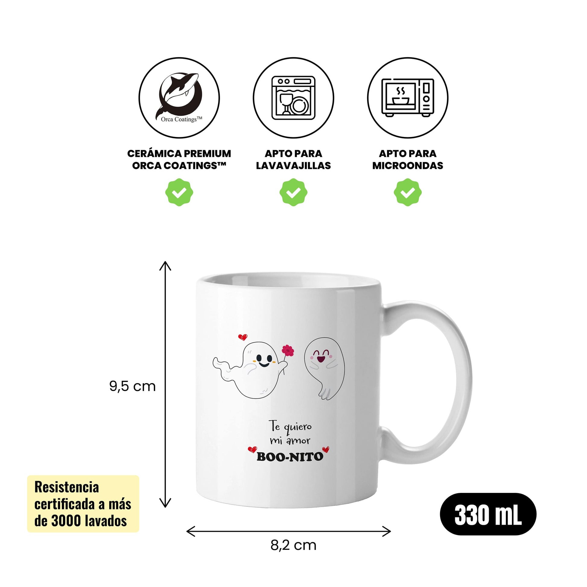 Taza Te quiero mi amor BOO-NITO