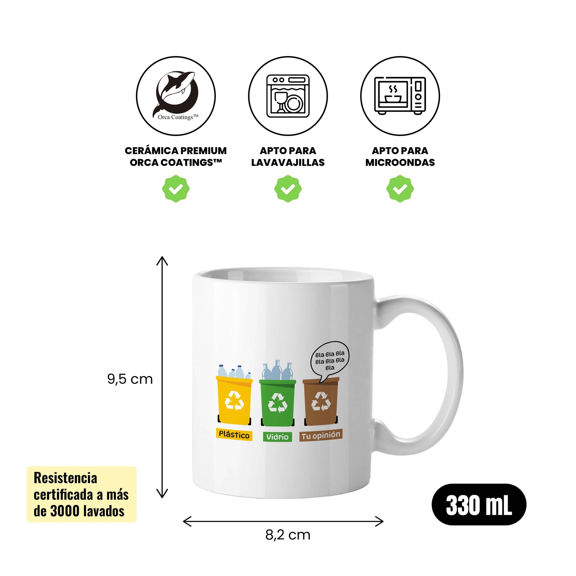 Taza Tu opinión Bla Bla Bla