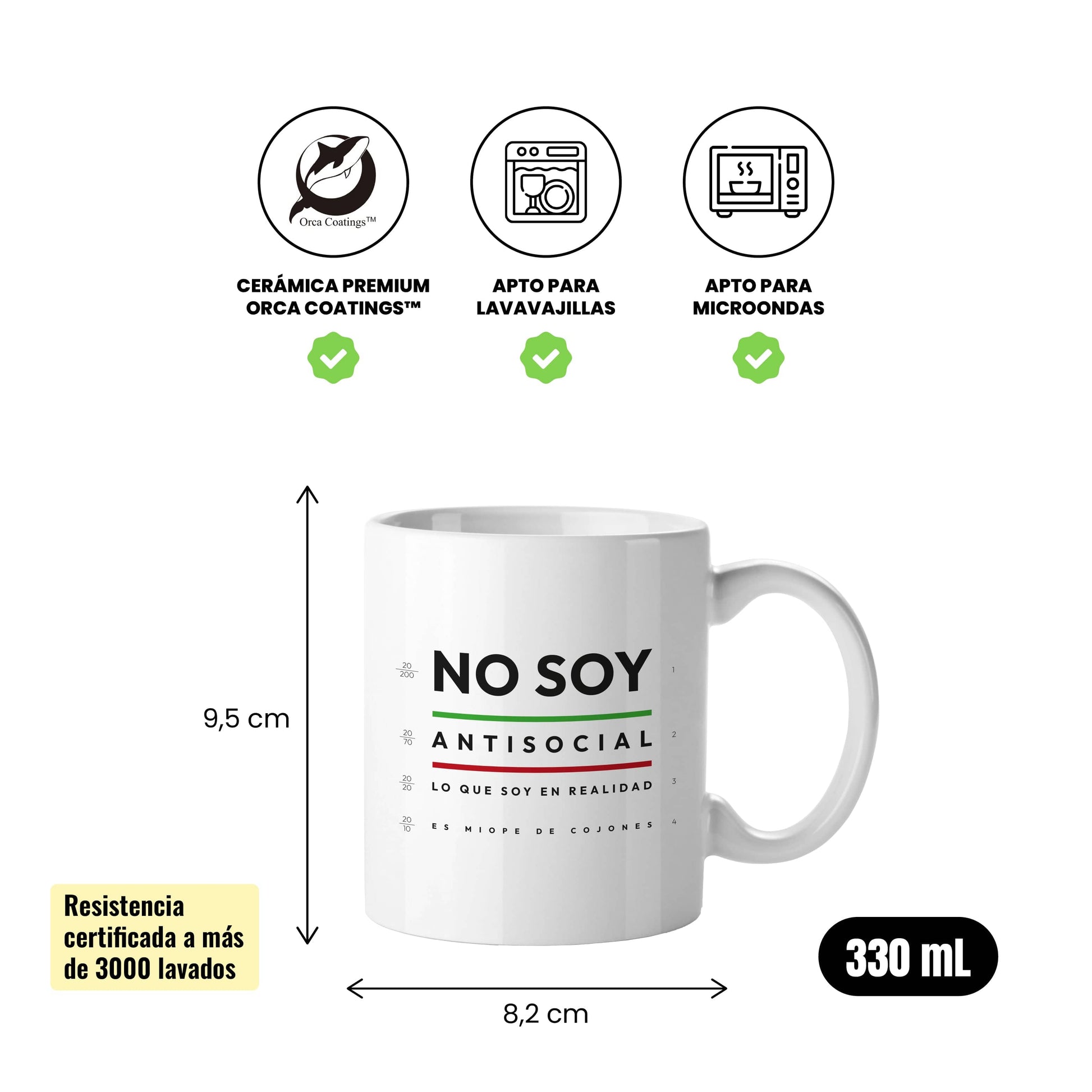 Taza No soy antisocial
