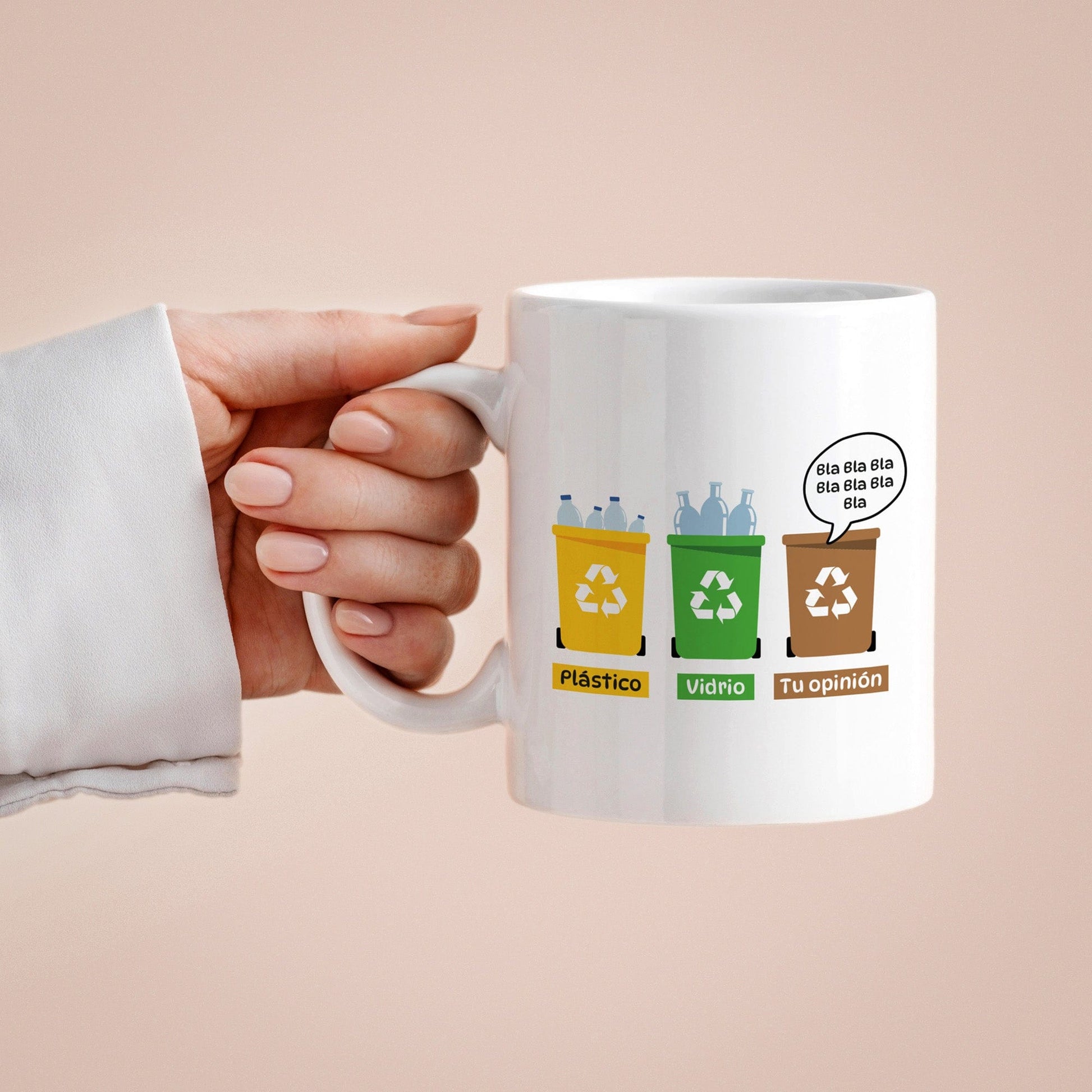 Taza Tu opinión Bla Bla Bla