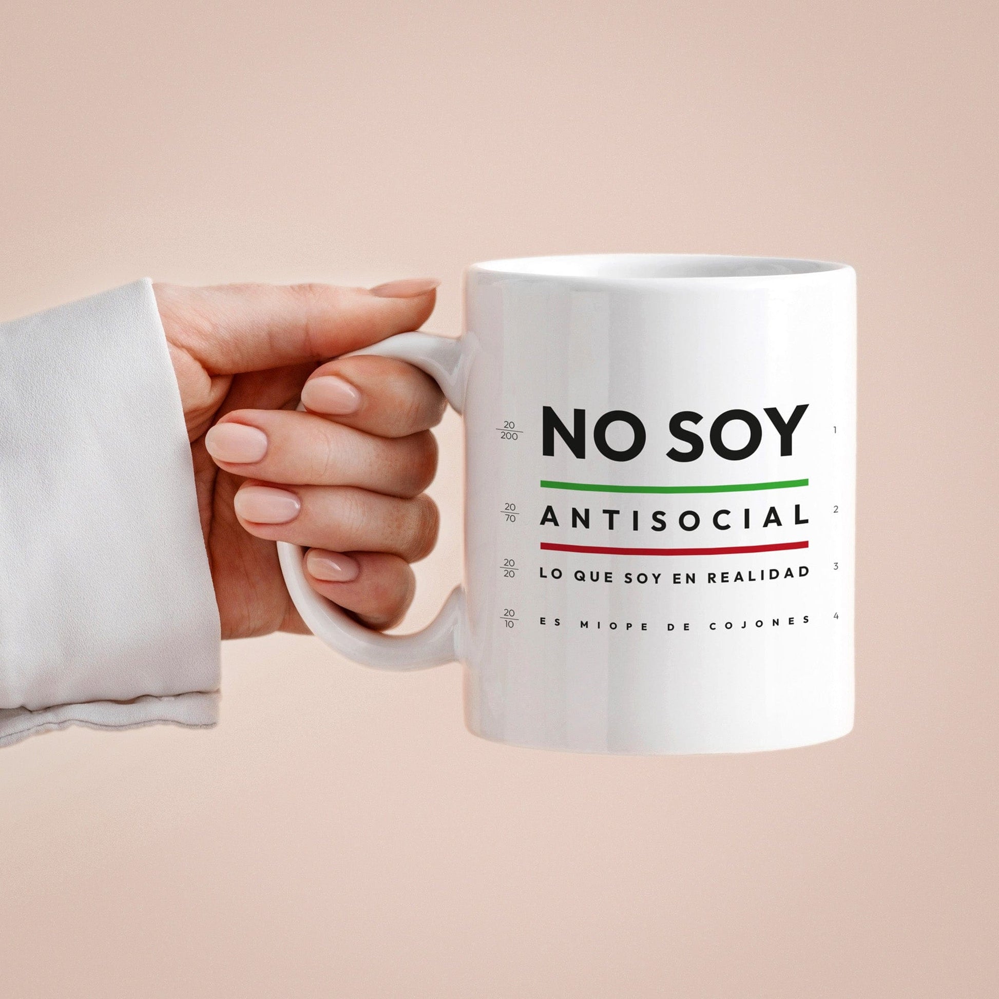 Taza No soy antisocial