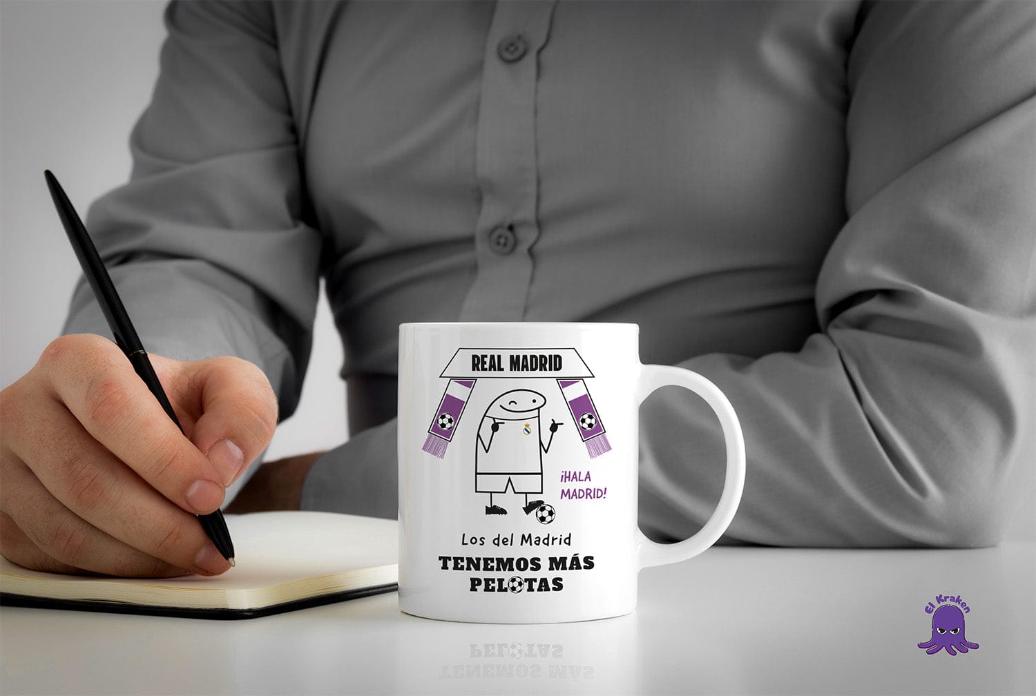 Taza Real Madrid - Los del Madrid tenemos más pelotas