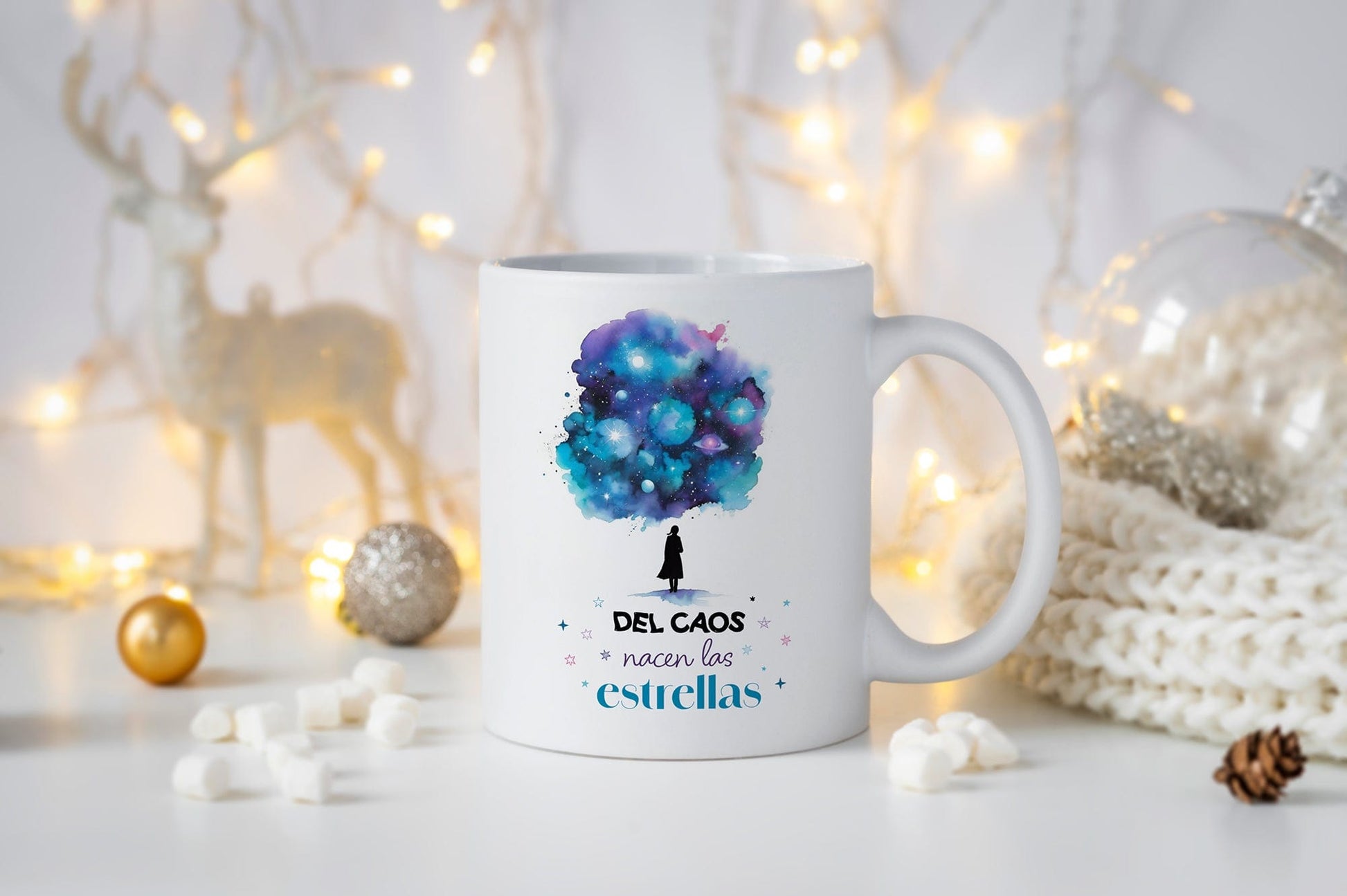 Taza Del caos nacen las estrellas