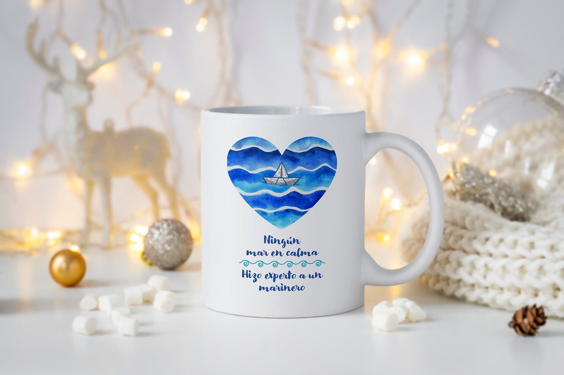 Taza Ningún mar en calma hizo experto a un marinero