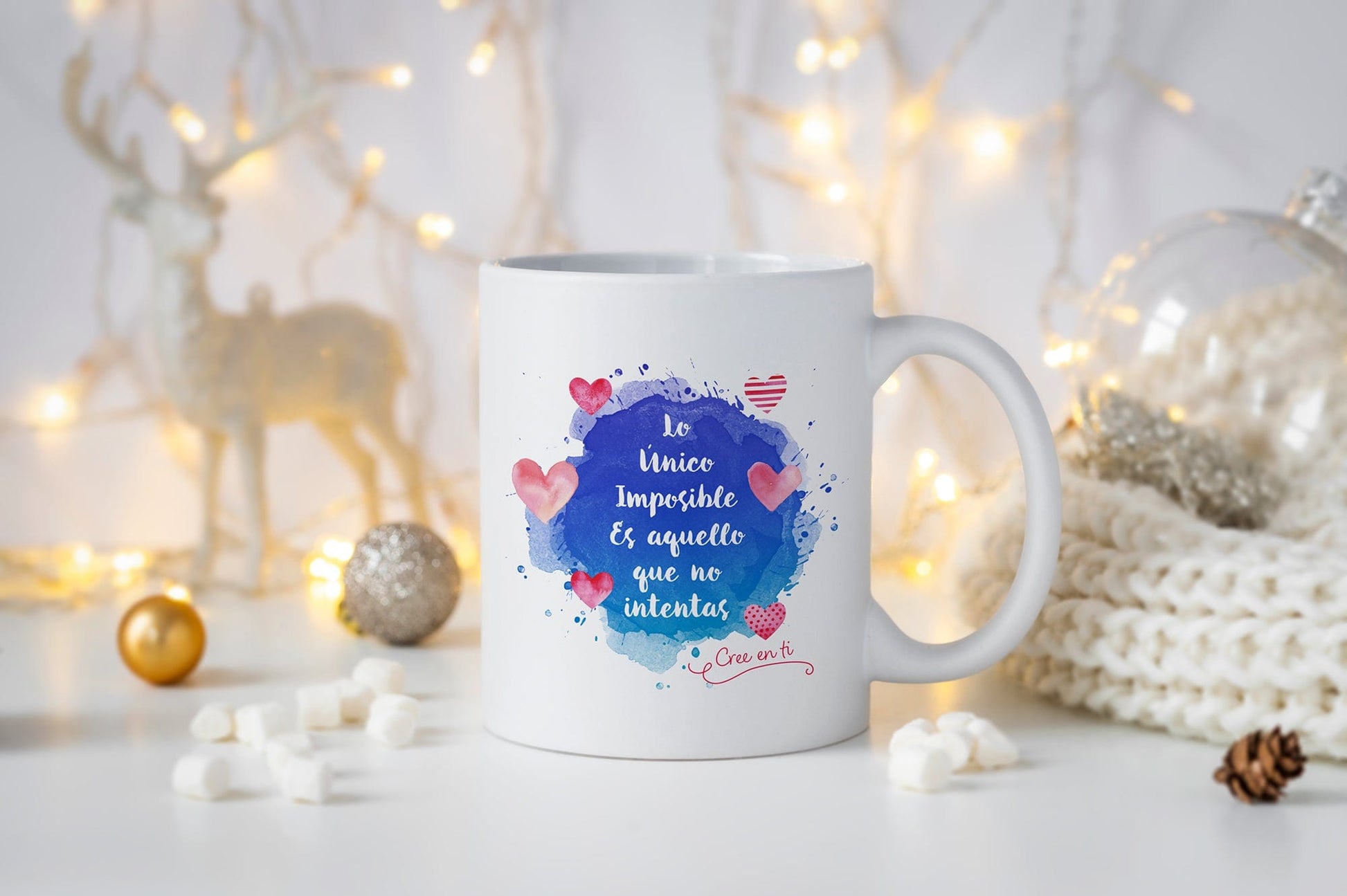 Taza Lo único imposible es aquello que no intentas