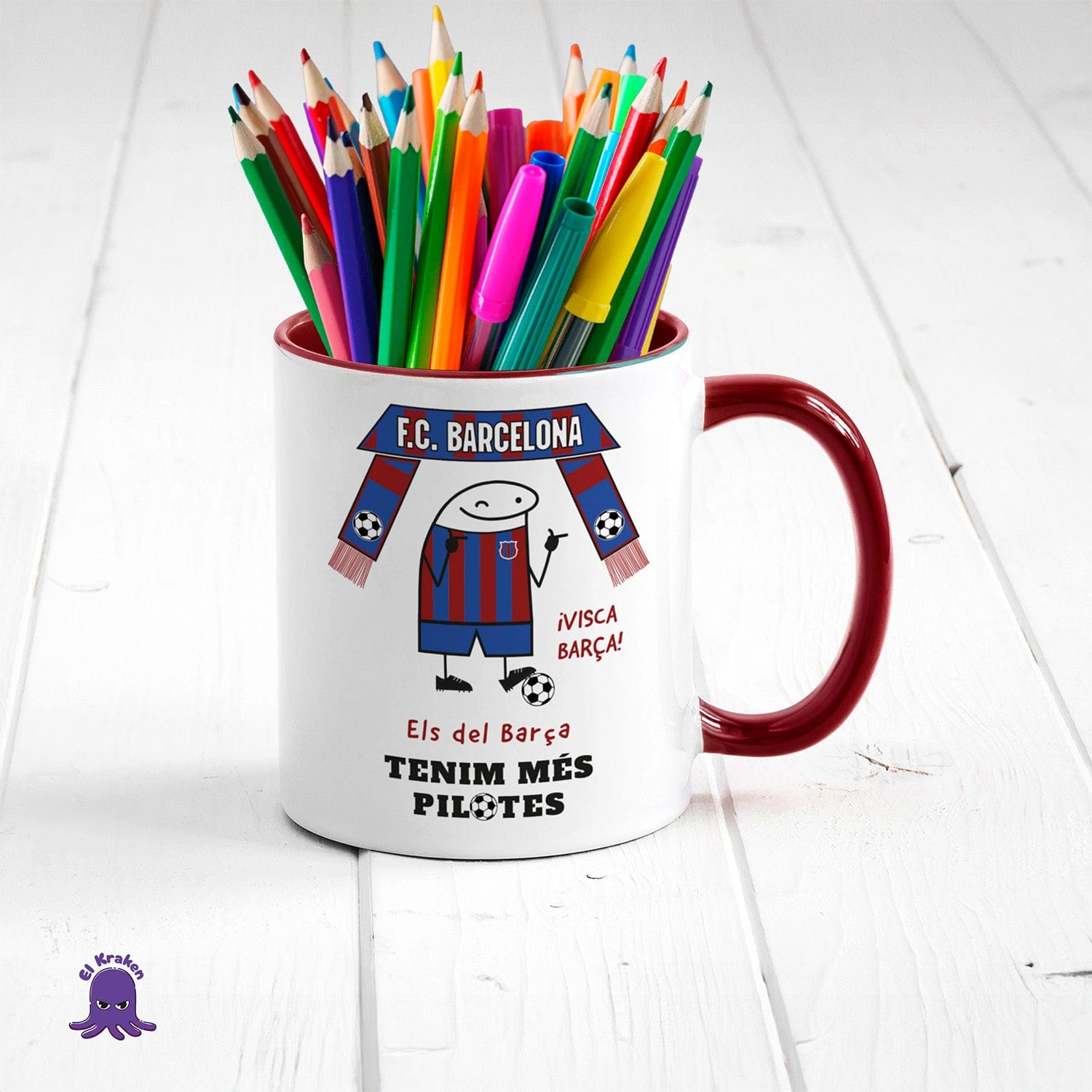 Taza FC Barcelona - Els del Barça tenim més pilotes