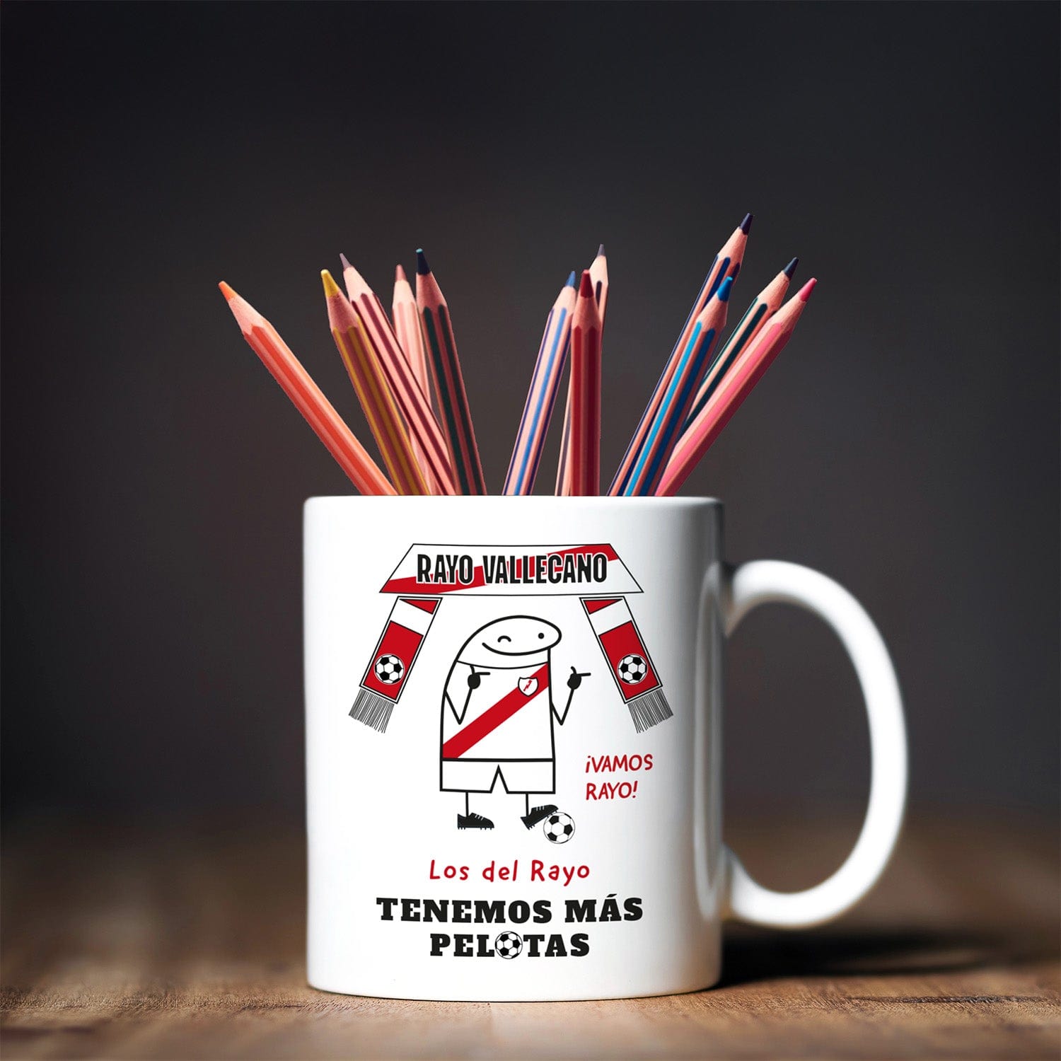 Taza Rayo Vallecano - Los del Rayo tenemos más pelotas