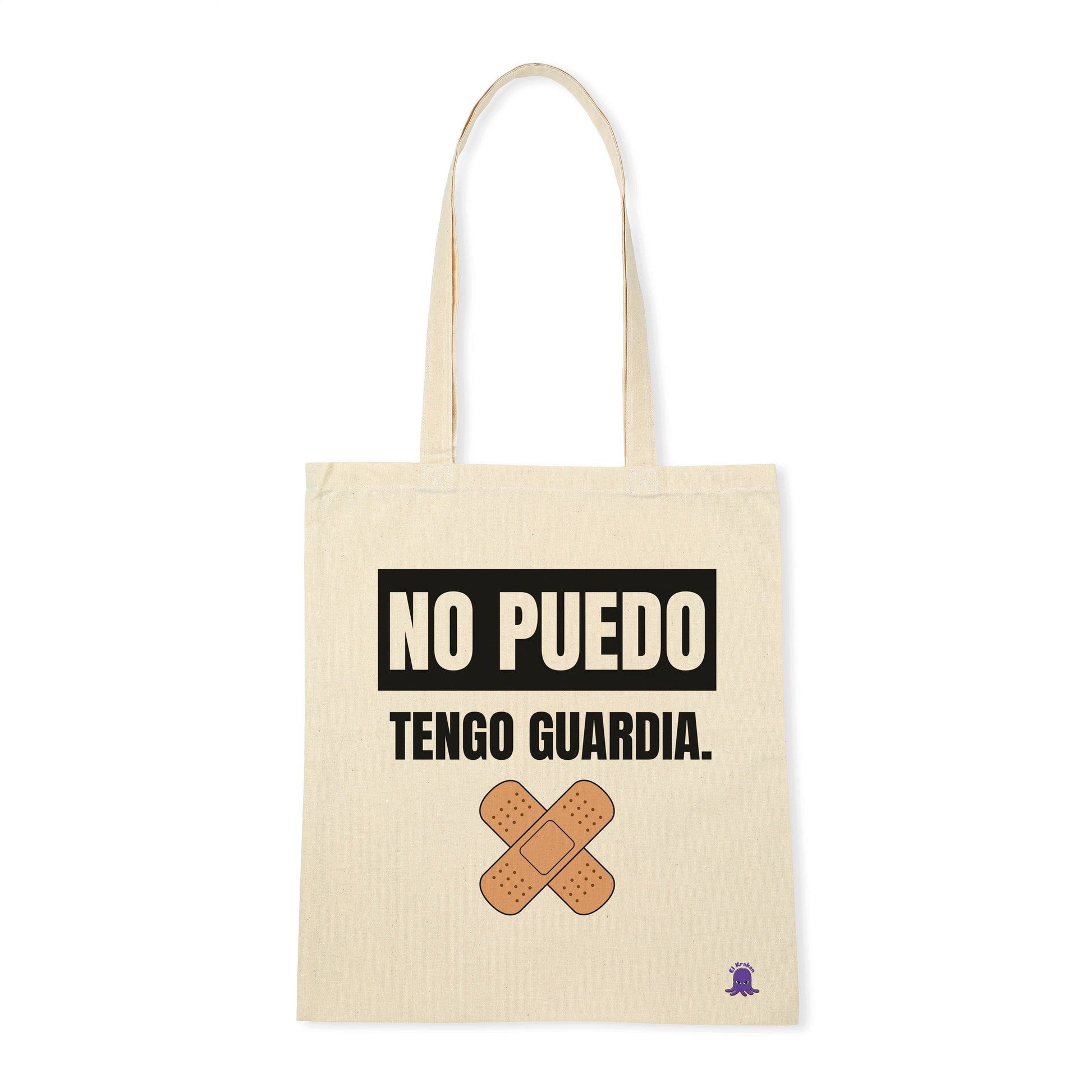 Tote bag No puedo tengo guardia