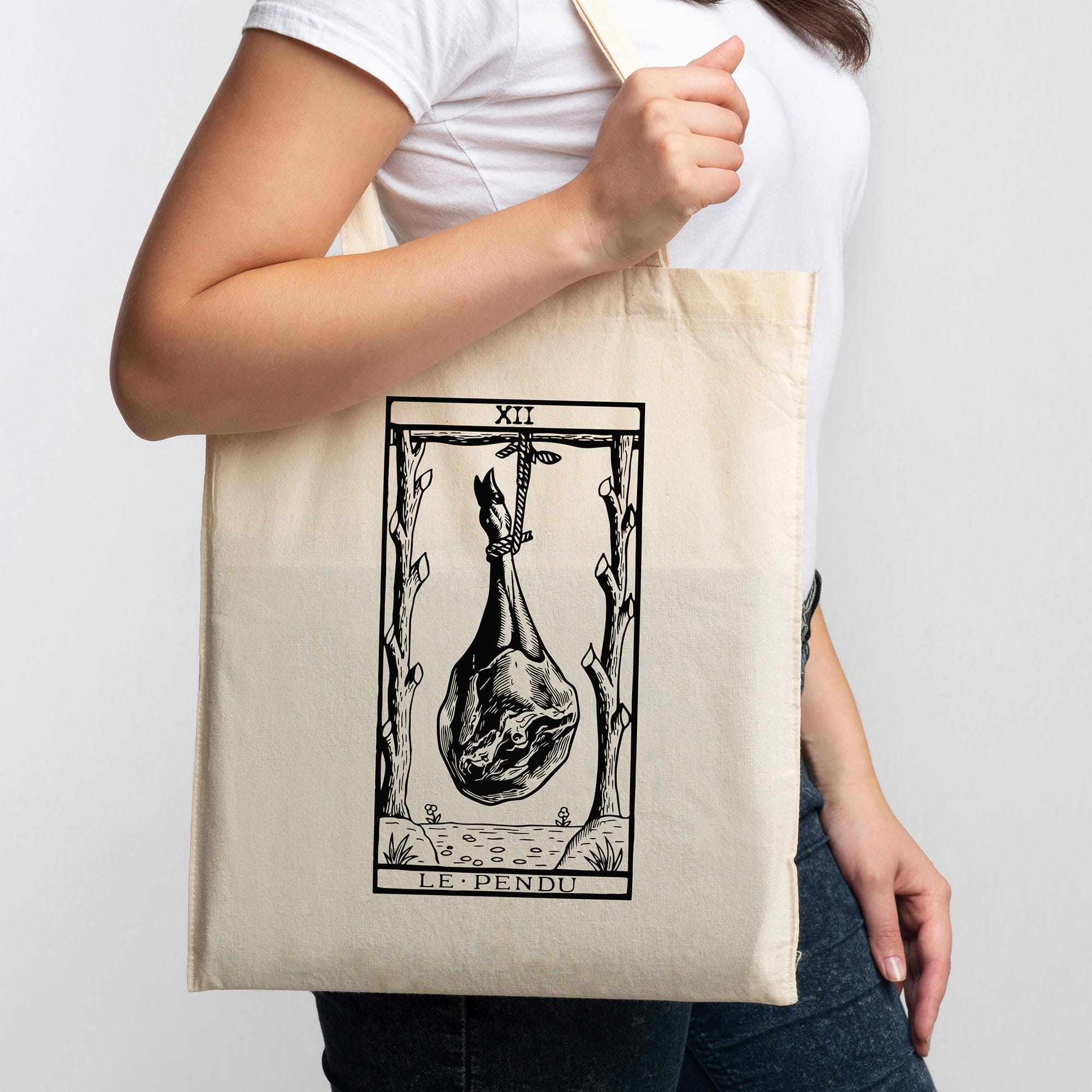 Tote bag Le pendu