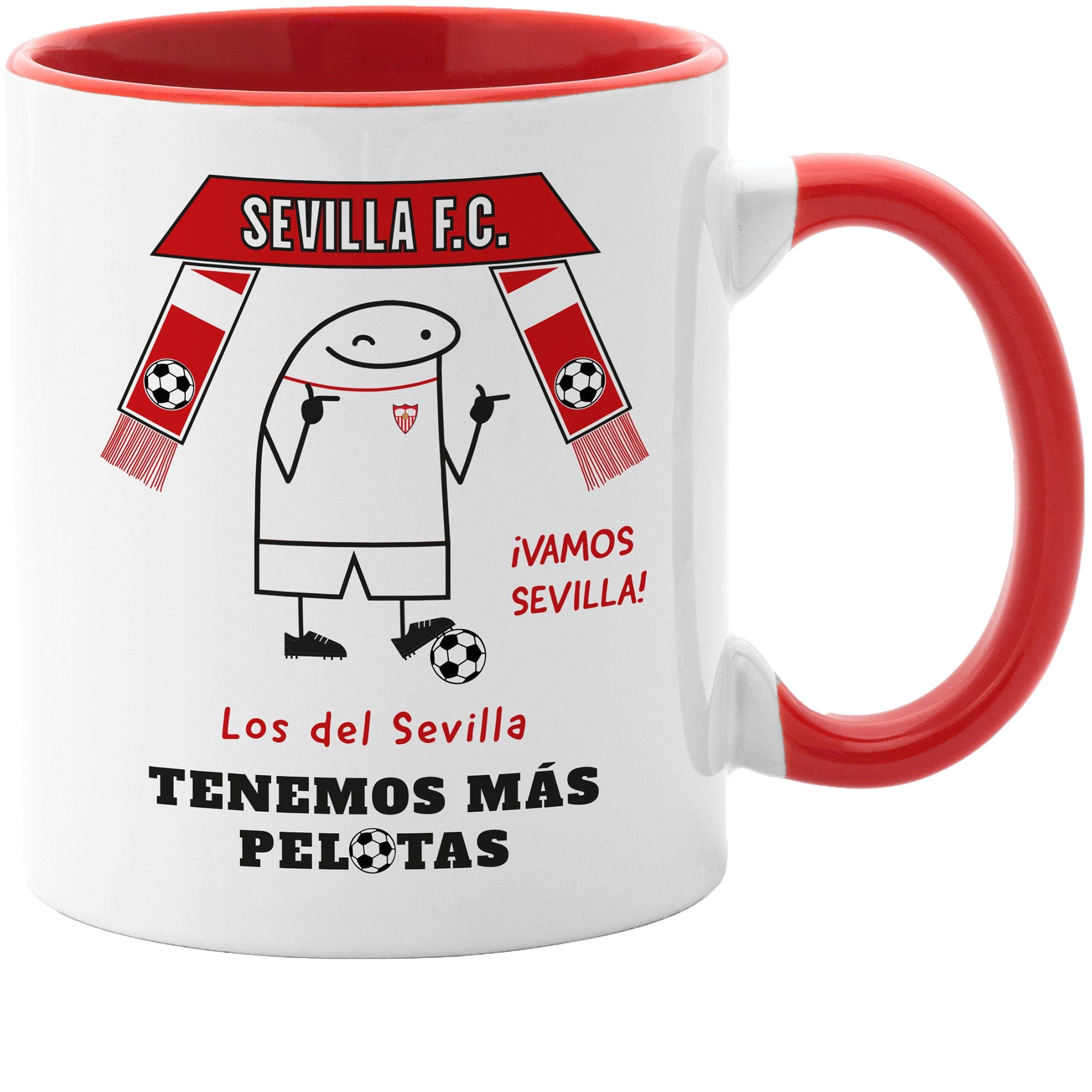 Taza Sevilla FC - Los del Sevilla tenemos más pelotas