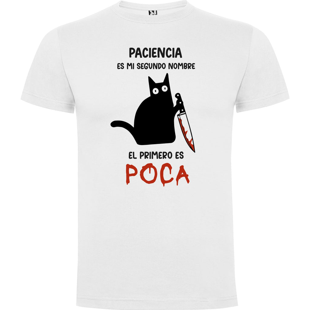 Camiseta Paciencia es mi segundo nombre