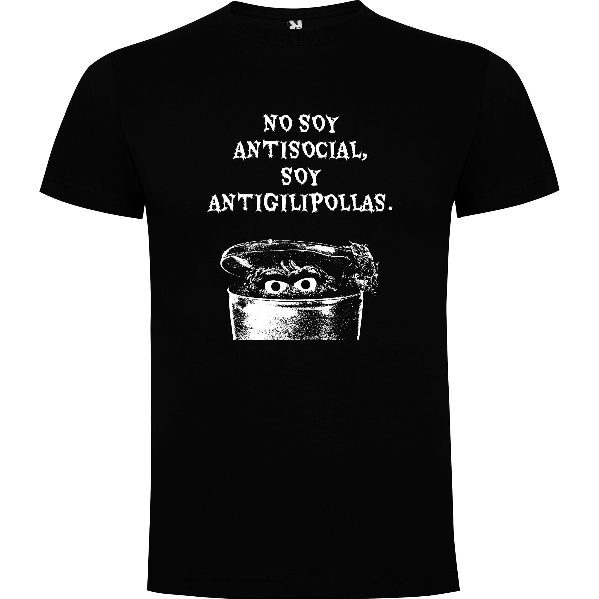 Camiseta No soy antisocial, soy antigilipollas