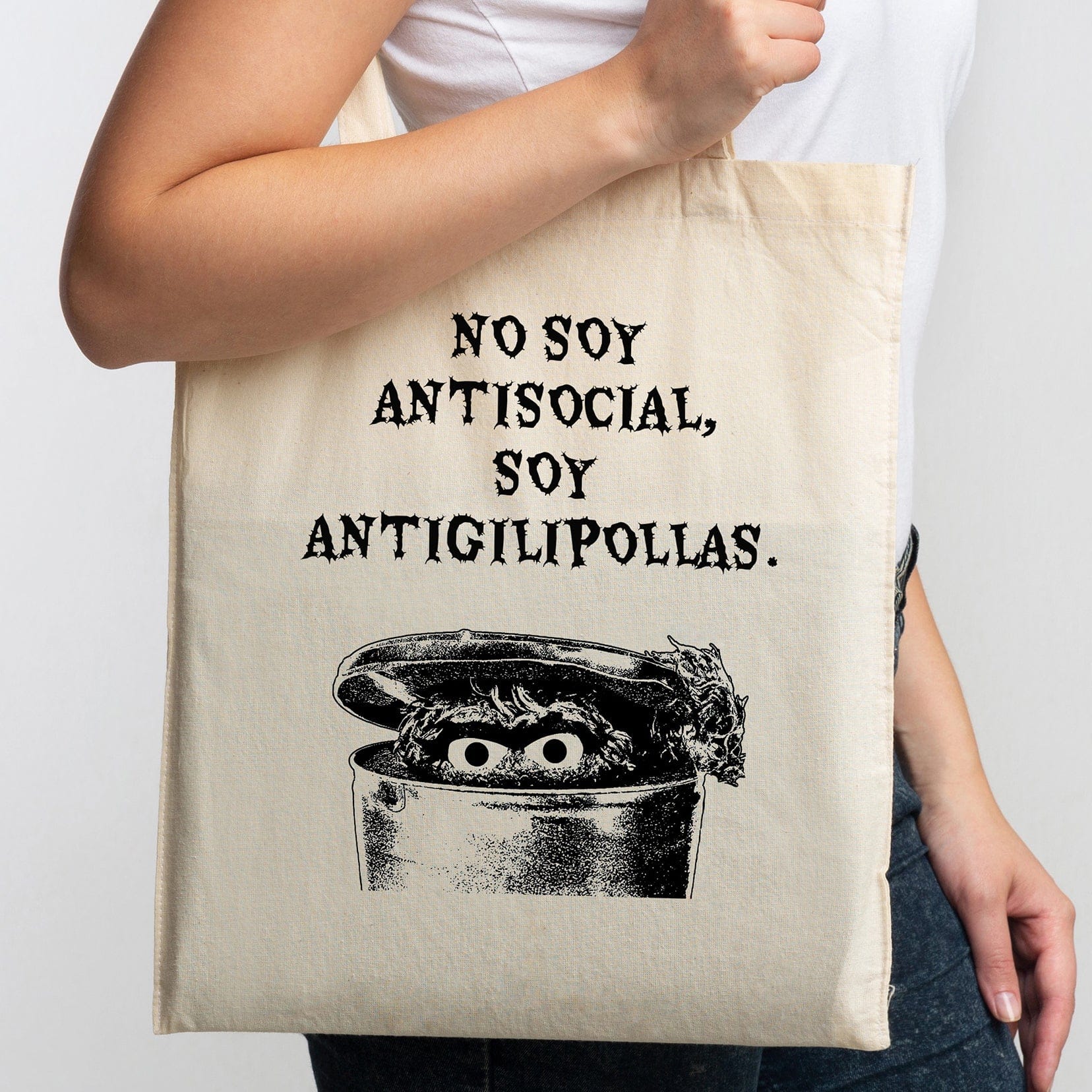 Tote bag No soy antisocial