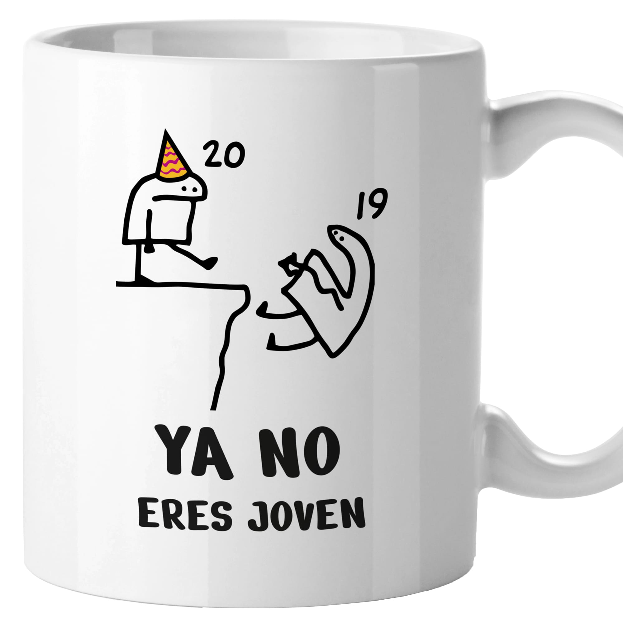 Taza Cumpleaños Ya no eres joven, cambio de década 20-70 años