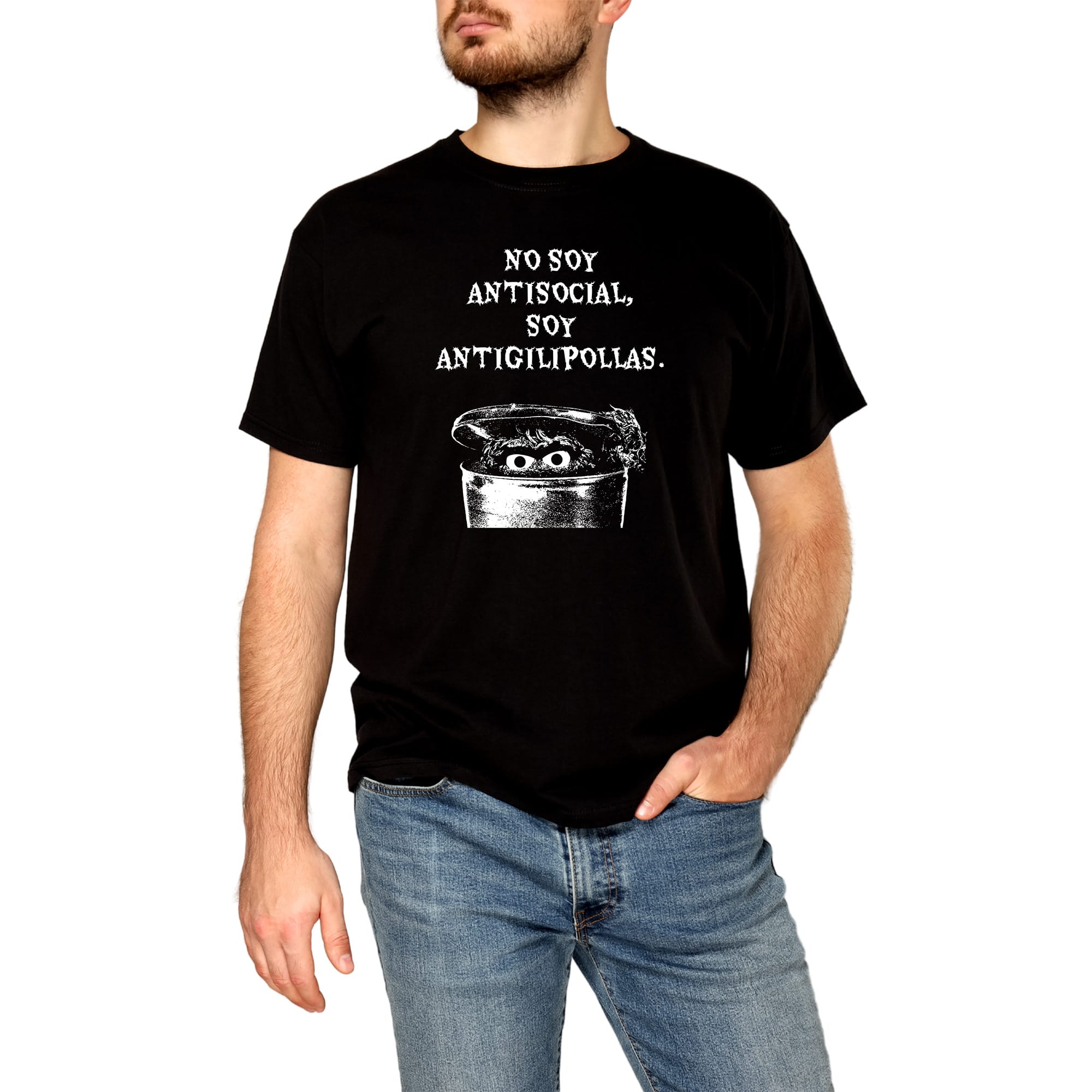 Camiseta No soy antisocial, soy antigilipollas