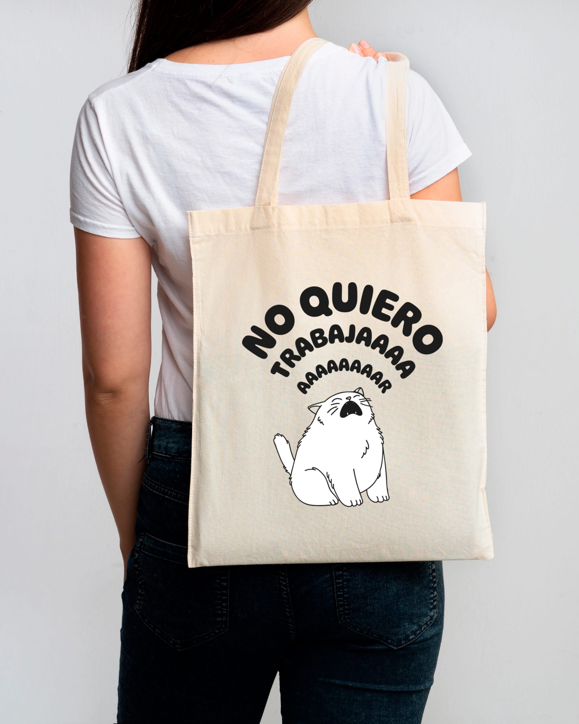 Tote bag No quiero trabajar