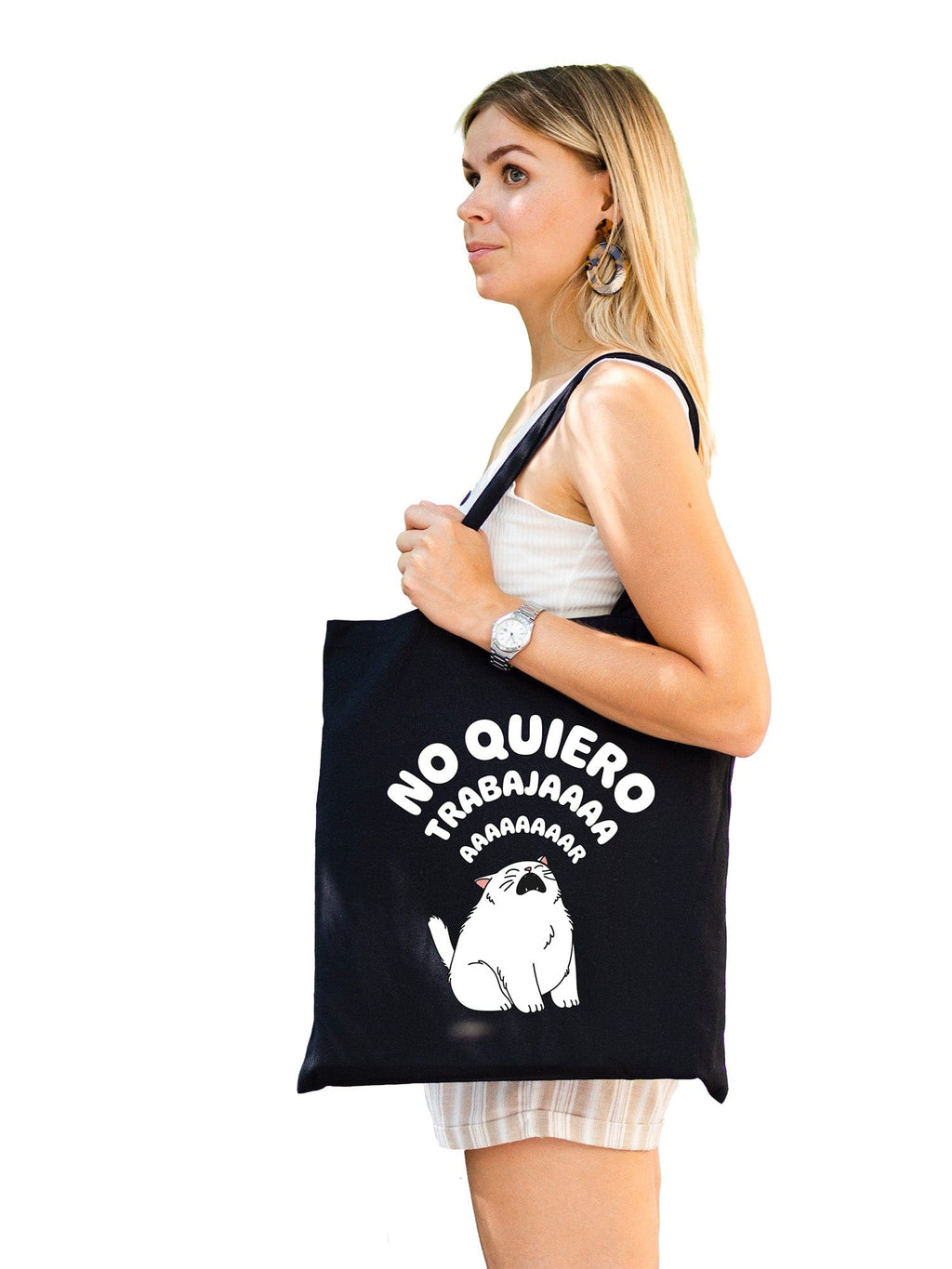 Tote bag No quiero trabajar