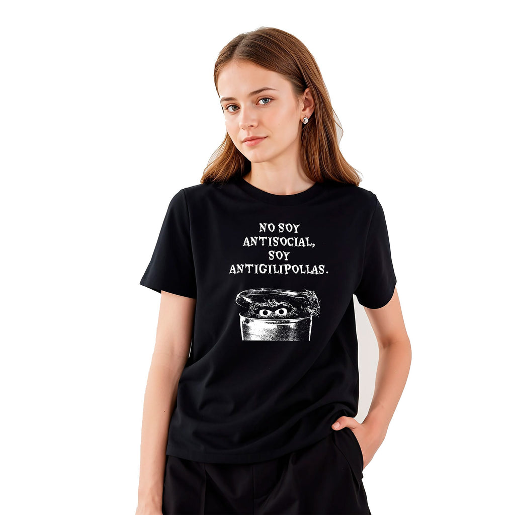 Camiseta No soy antisocial, soy antigilipollas