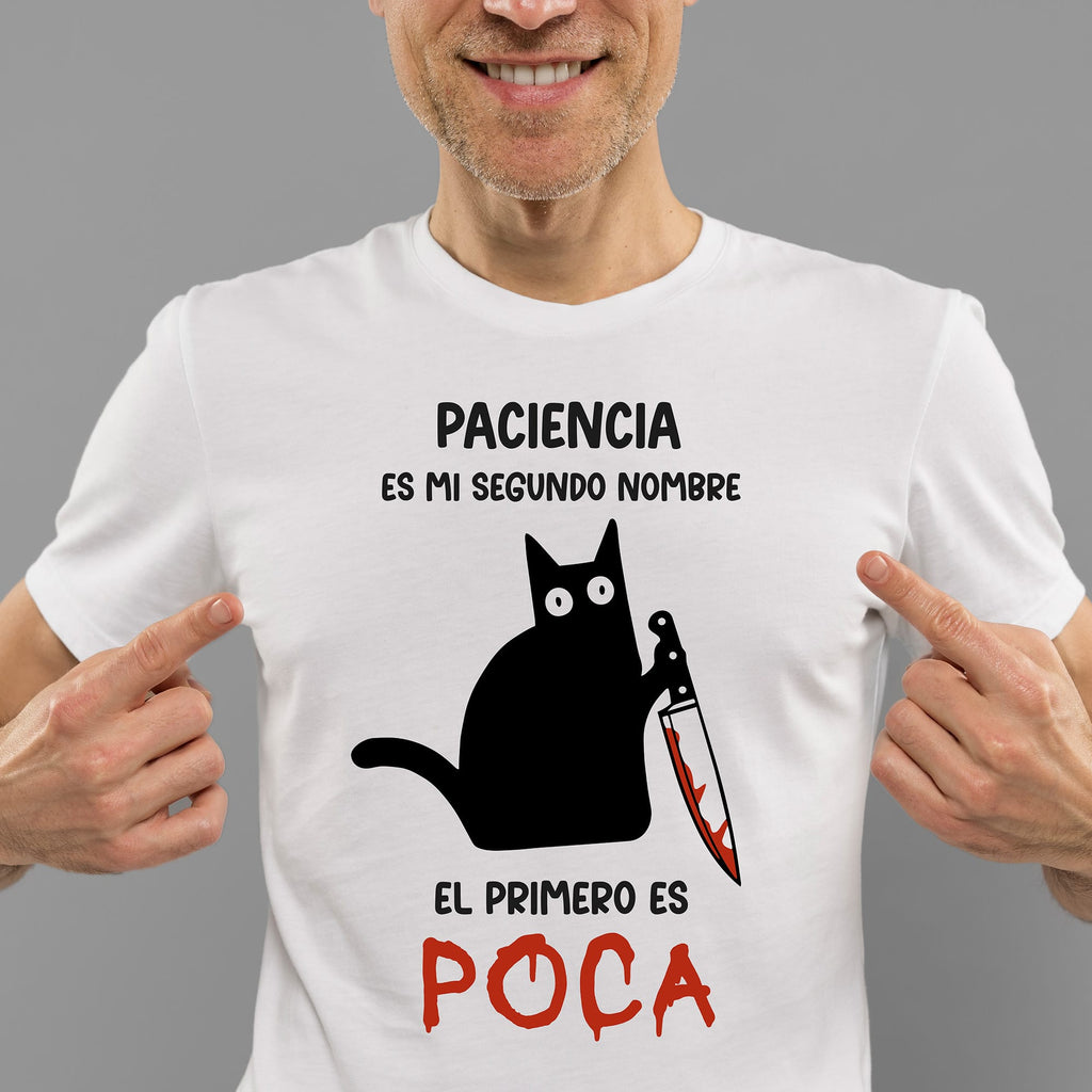 Camiseta Paciencia es mi segundo nombre