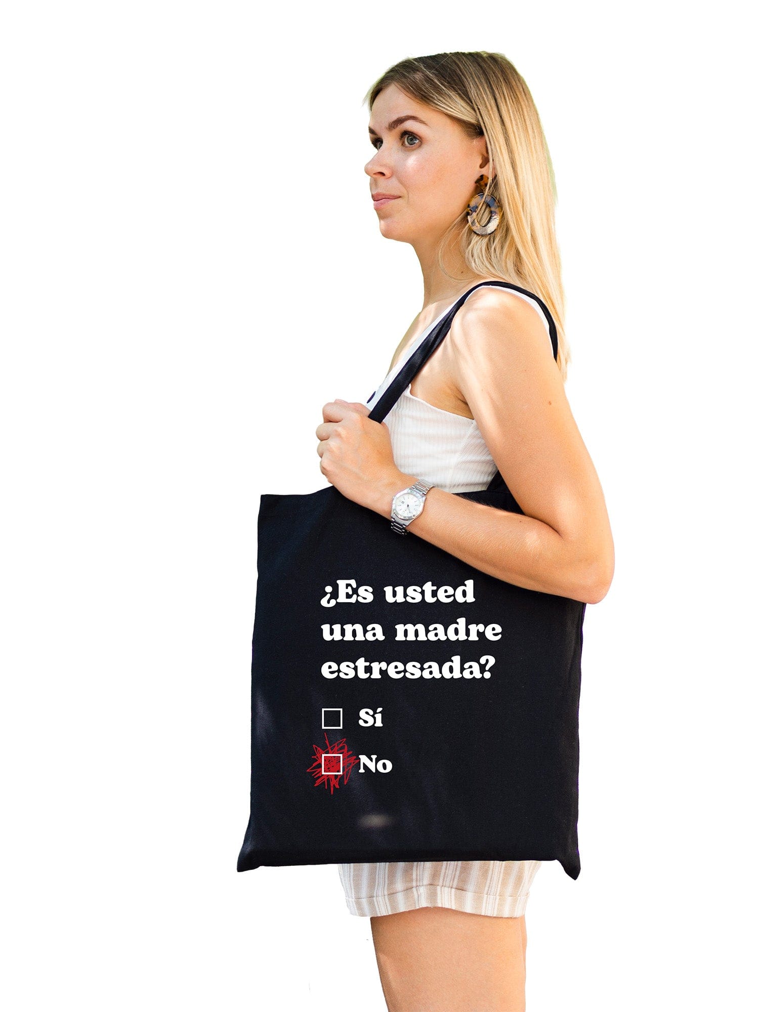 Tote bag ¿Es usted una madre estresada?