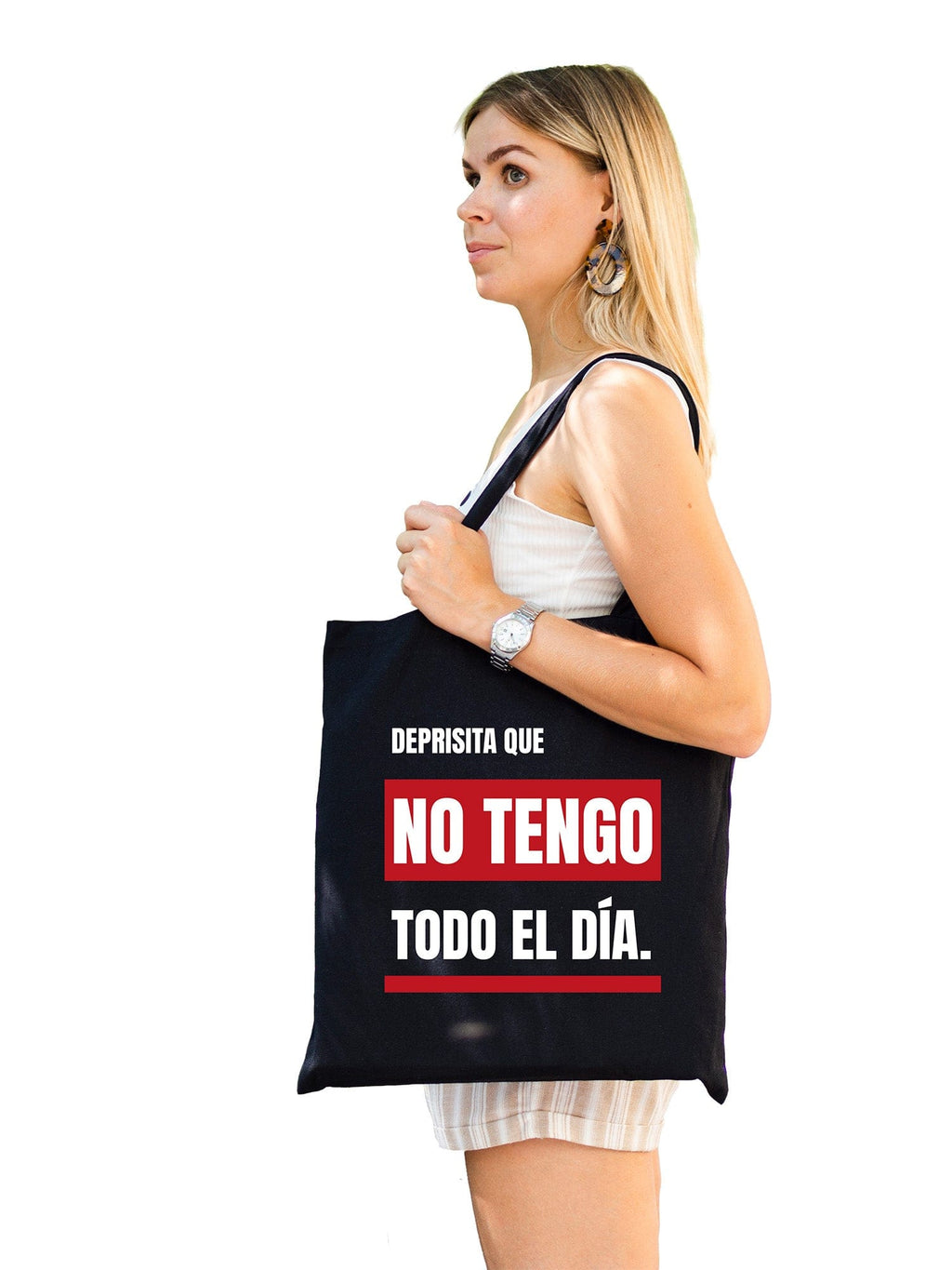 Tote bag Deprisita que no tengo todo el día