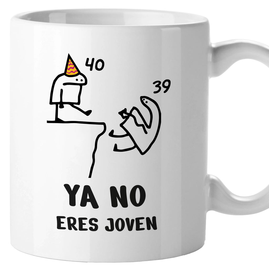Taza Cumpleaños Ya no eres joven, cambio de década 20-70 años