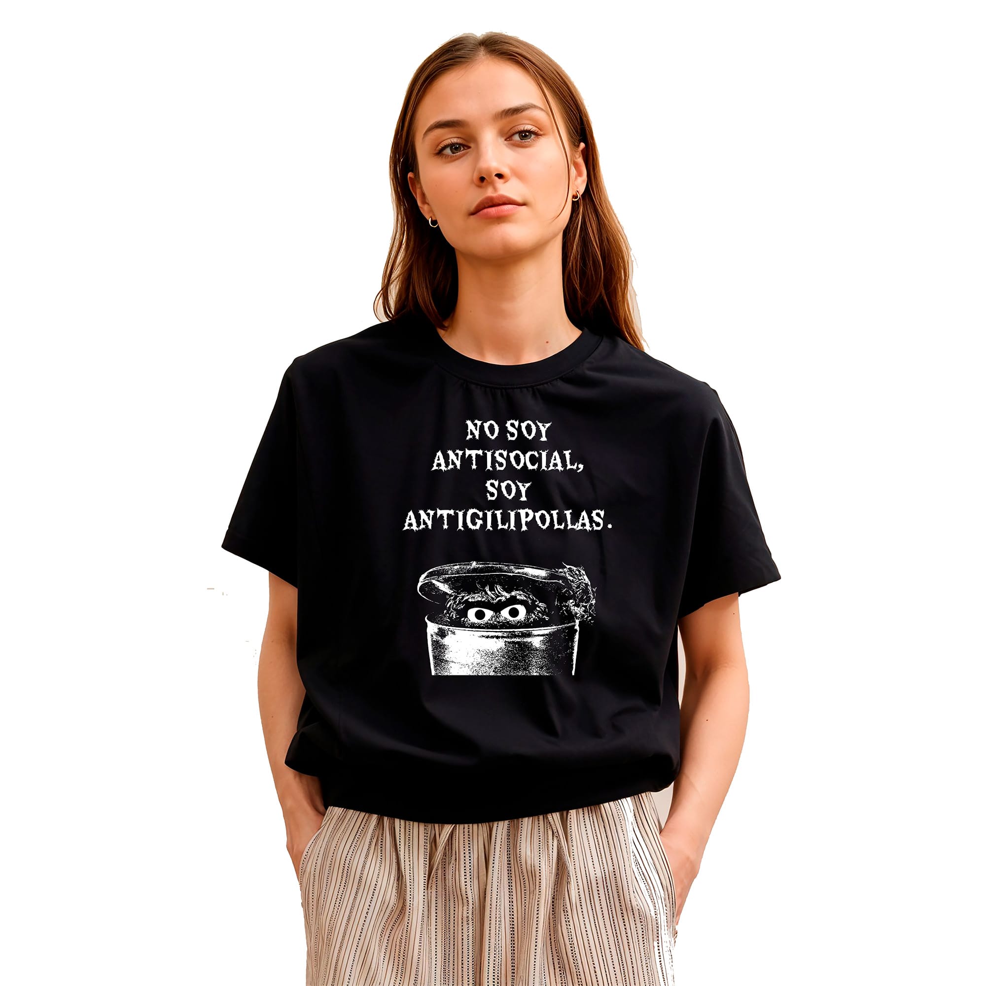 Camiseta No soy antisocial, soy antigilipollas