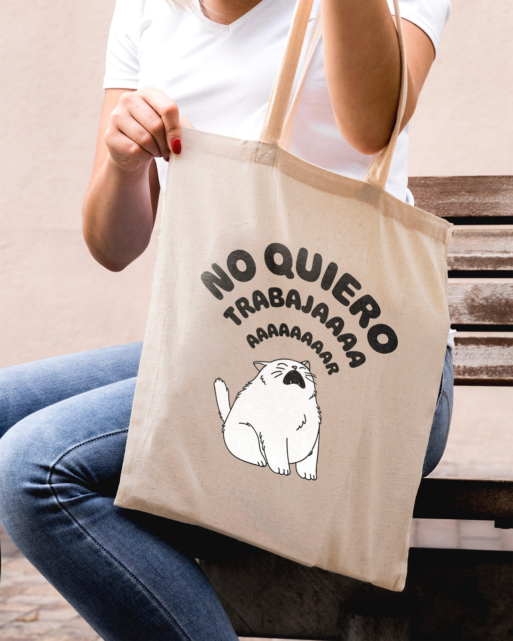 Tote bag No quiero trabajar