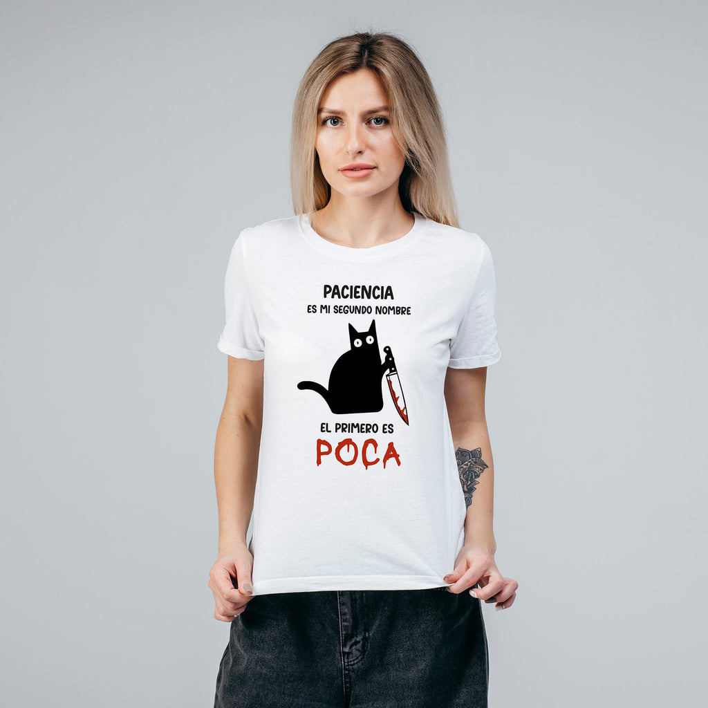 Camiseta Paciencia es mi segundo nombre