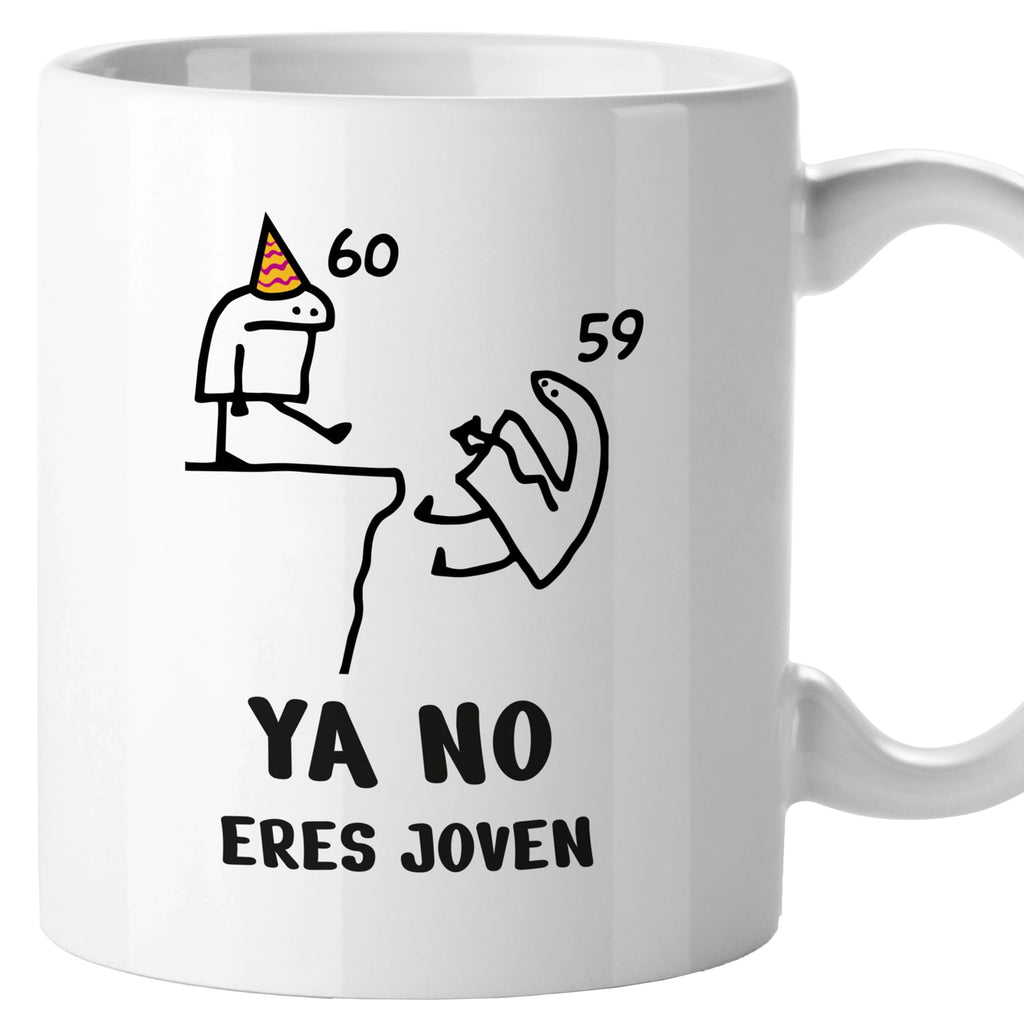 Taza Cumpleaños Ya no eres joven, cambio de década 20-70 años