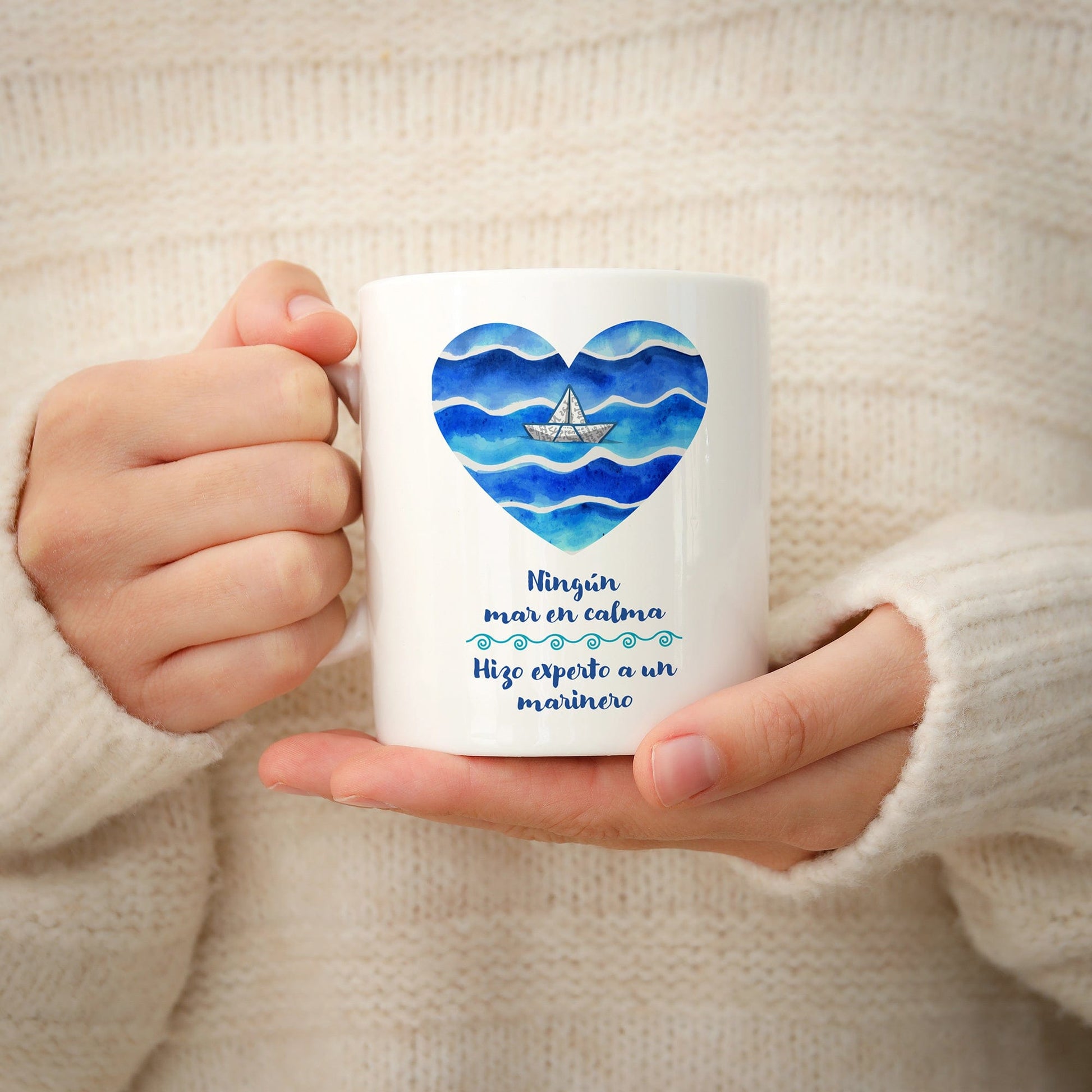Taza Ningún mar en calma hizo experto a un marinero