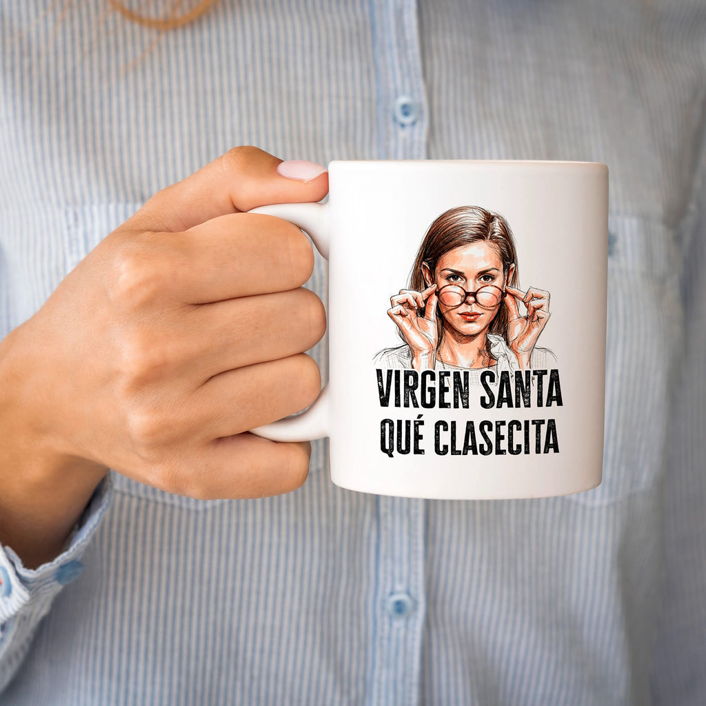 Taza Virgen Santa qué clasecita