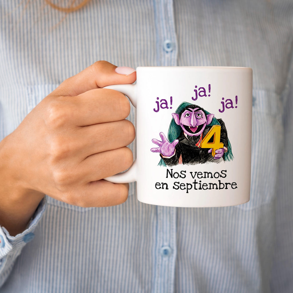 Taza ja! ja! ja! Nos vemos en septiembre