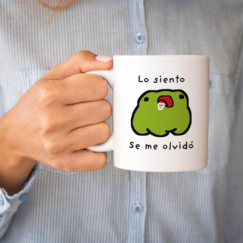 Taza Lo siento, se me olvidó