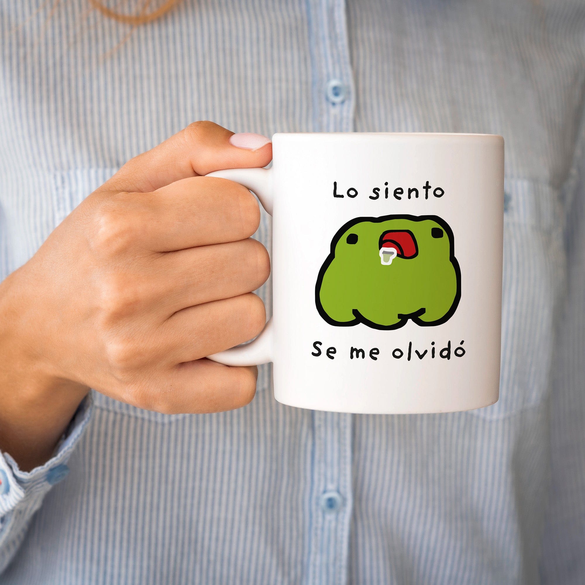 Taza Lo siento, se me olvidó