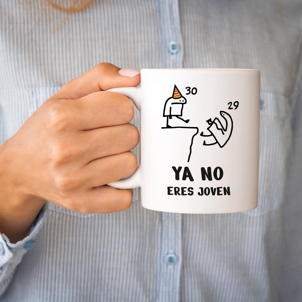 Taza Cumpleaños Ya no eres joven, cambio de década 20-70 años
