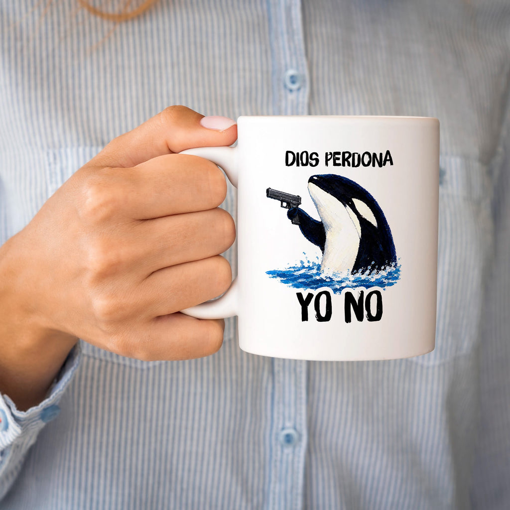 Taza Dios perdona. Yo no