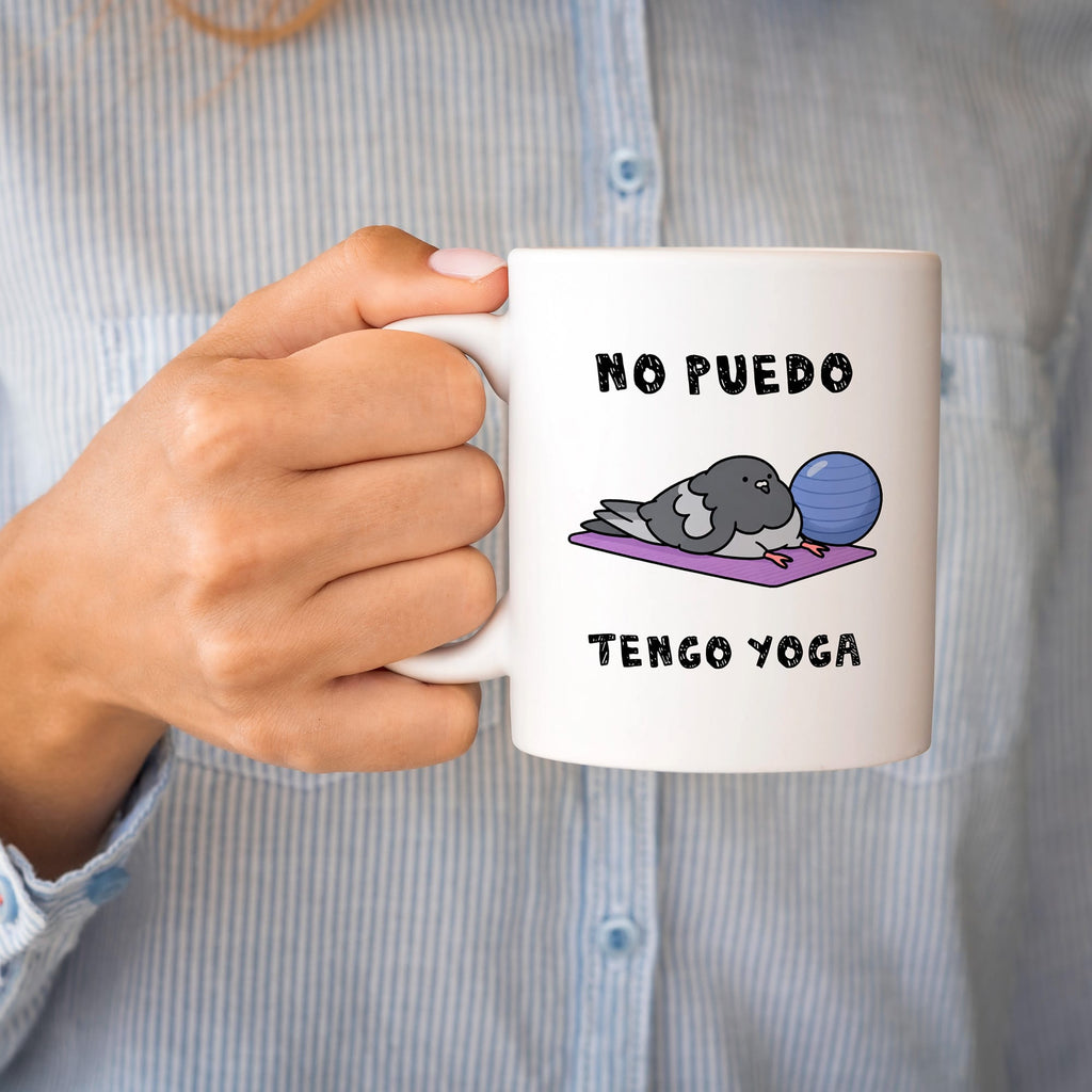 Taza No puedo tengo yoga