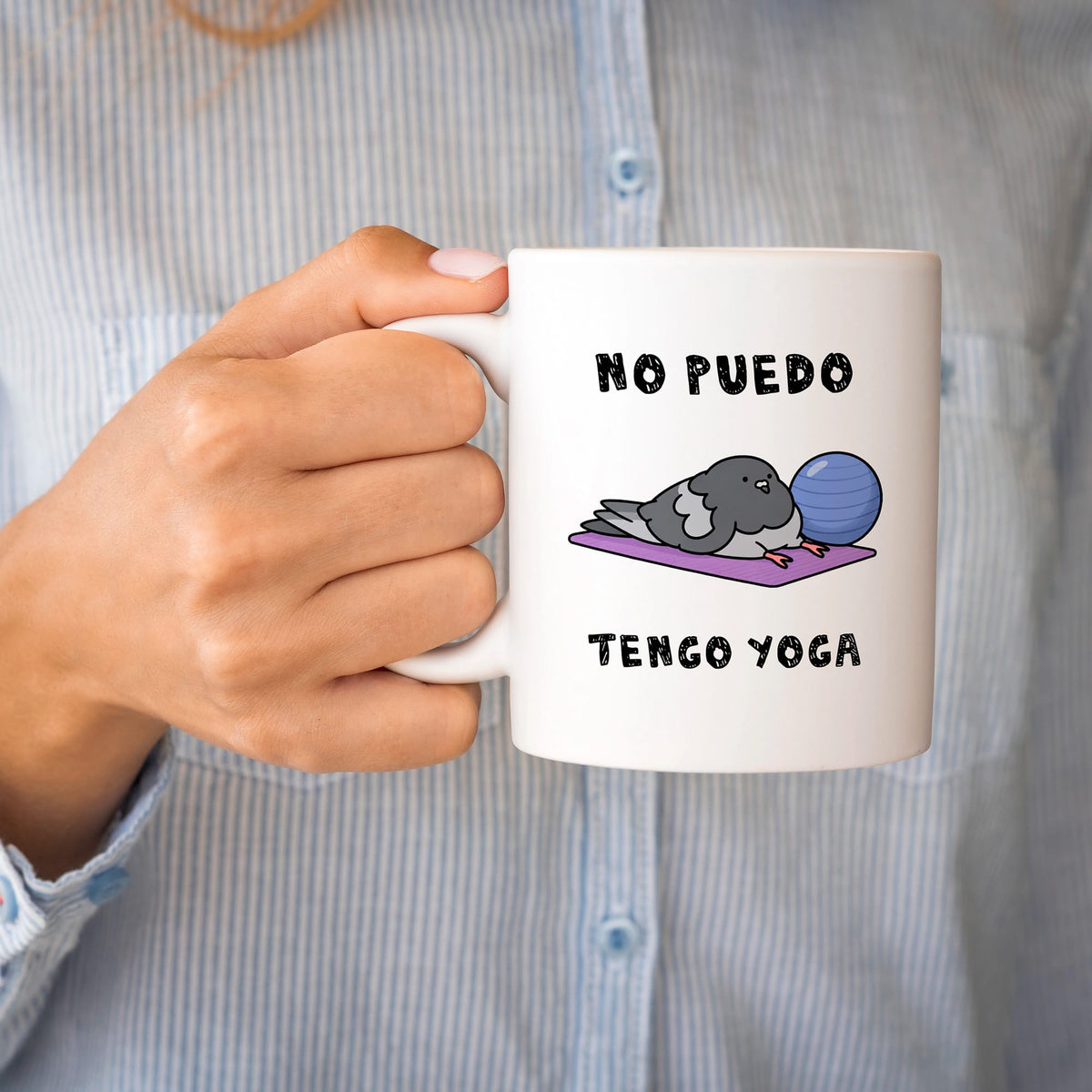 Taza No puedo tengo yoga