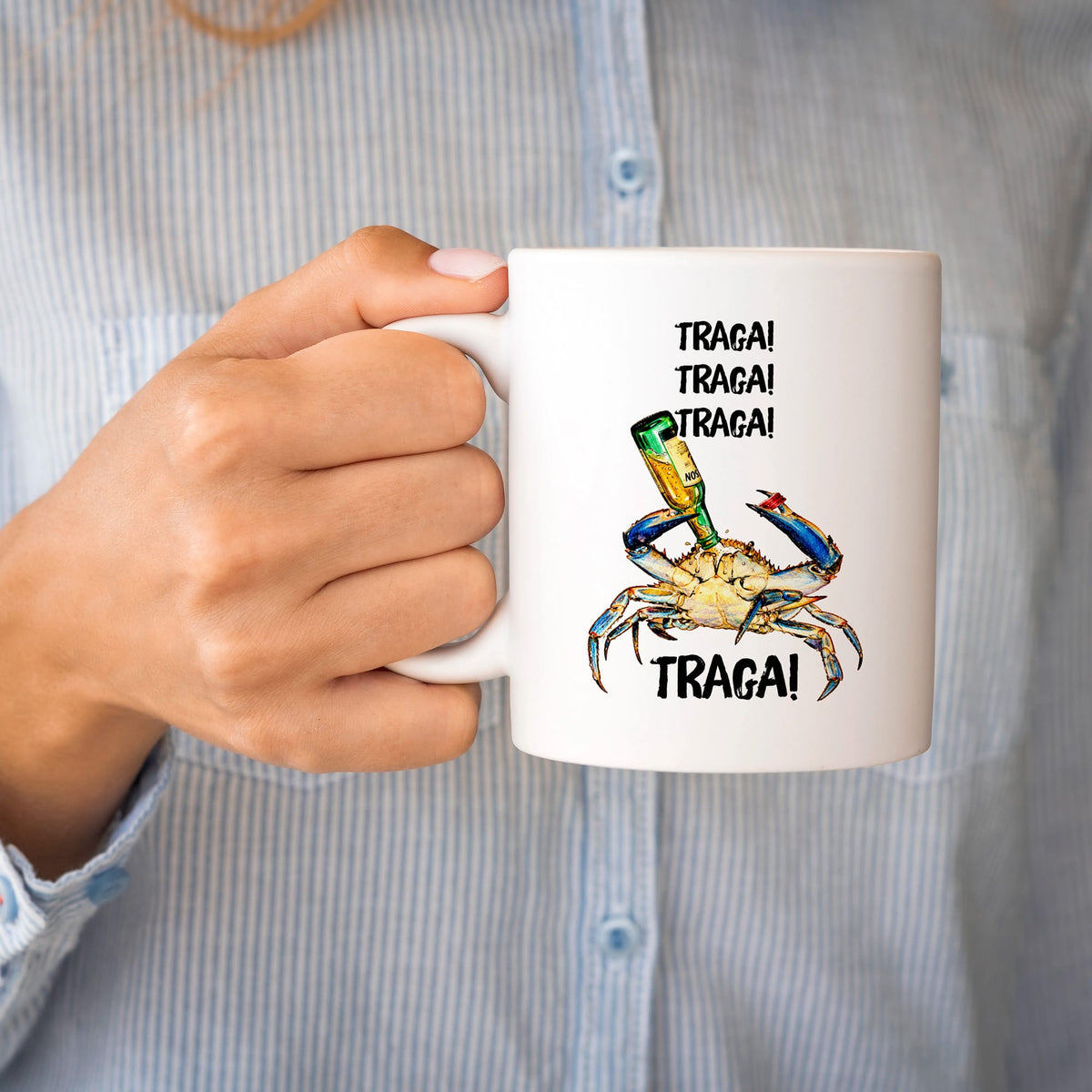 Taza Traga, traga, traga, traga!