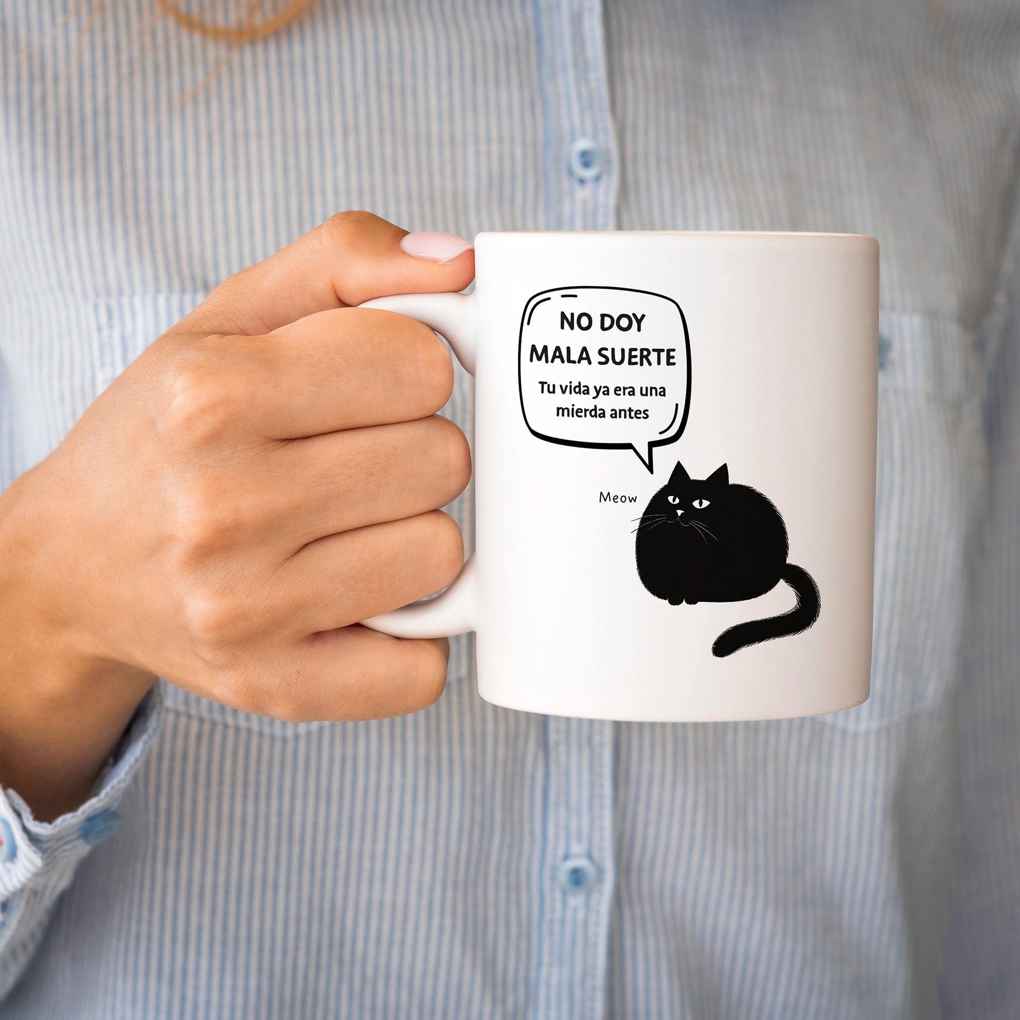 Taza No doy mala suerte