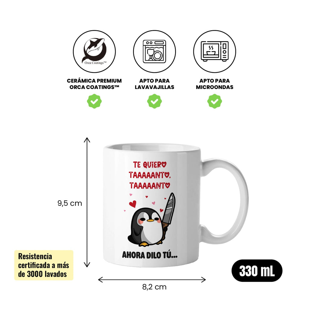 Taza Te quiero tanto tanto. Ahora dilo tú.