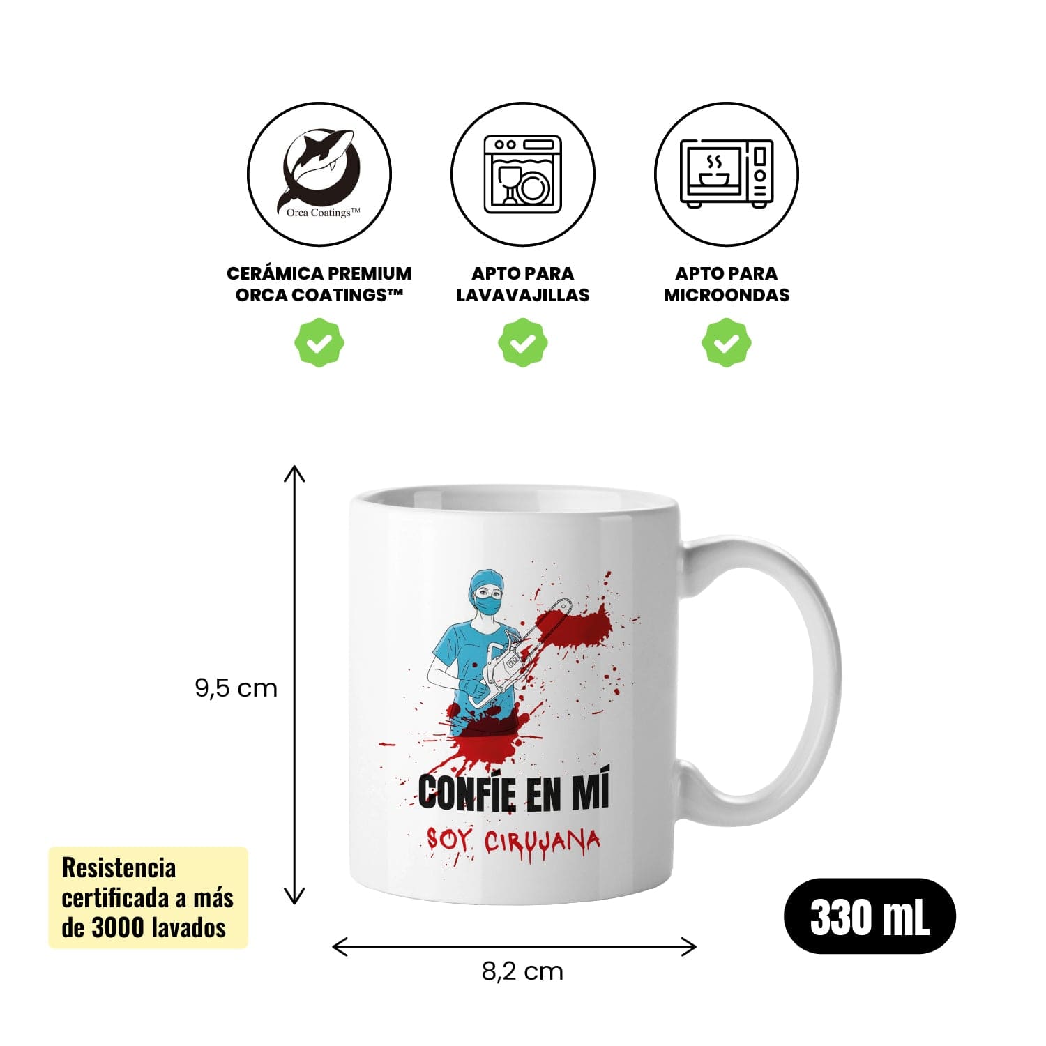 Taza Confíe en mí, soy cirujano